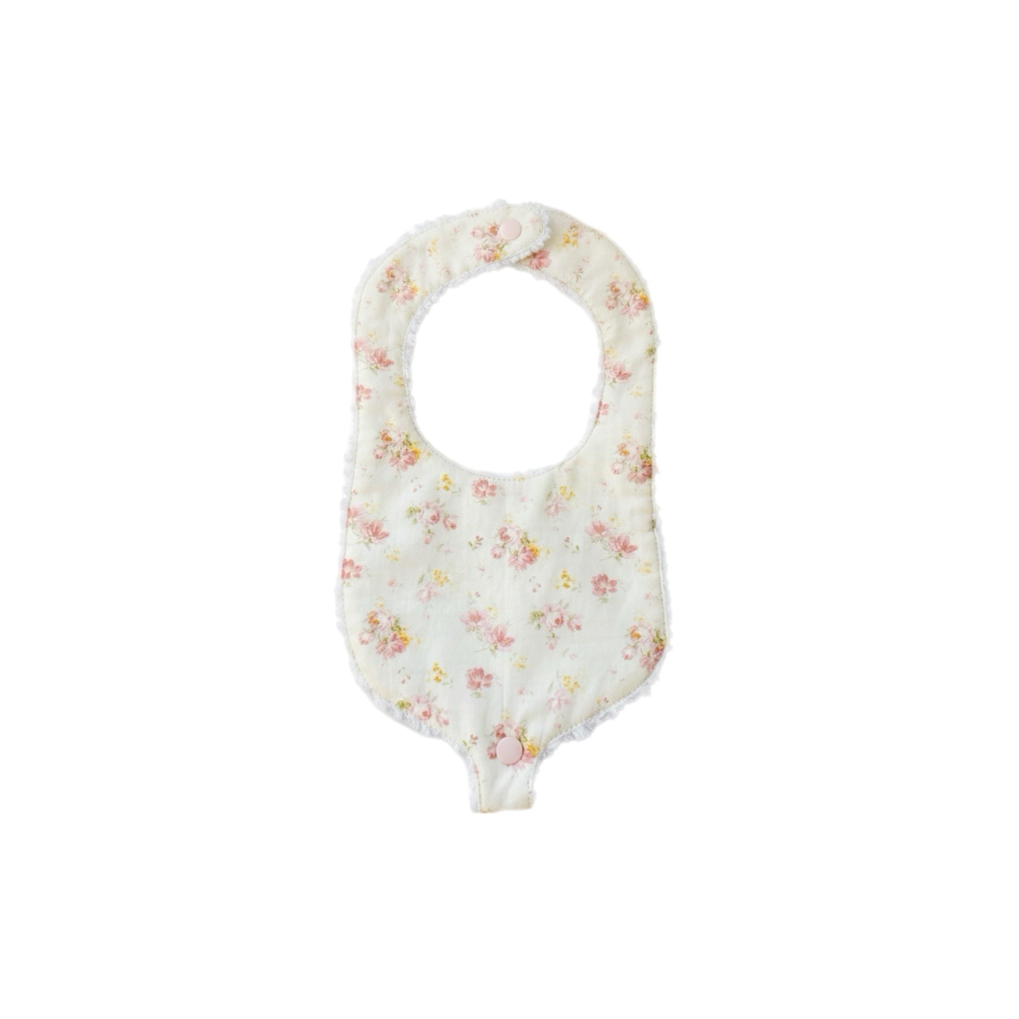 Sooth & Snap Pacifier Bib - Antique Rose