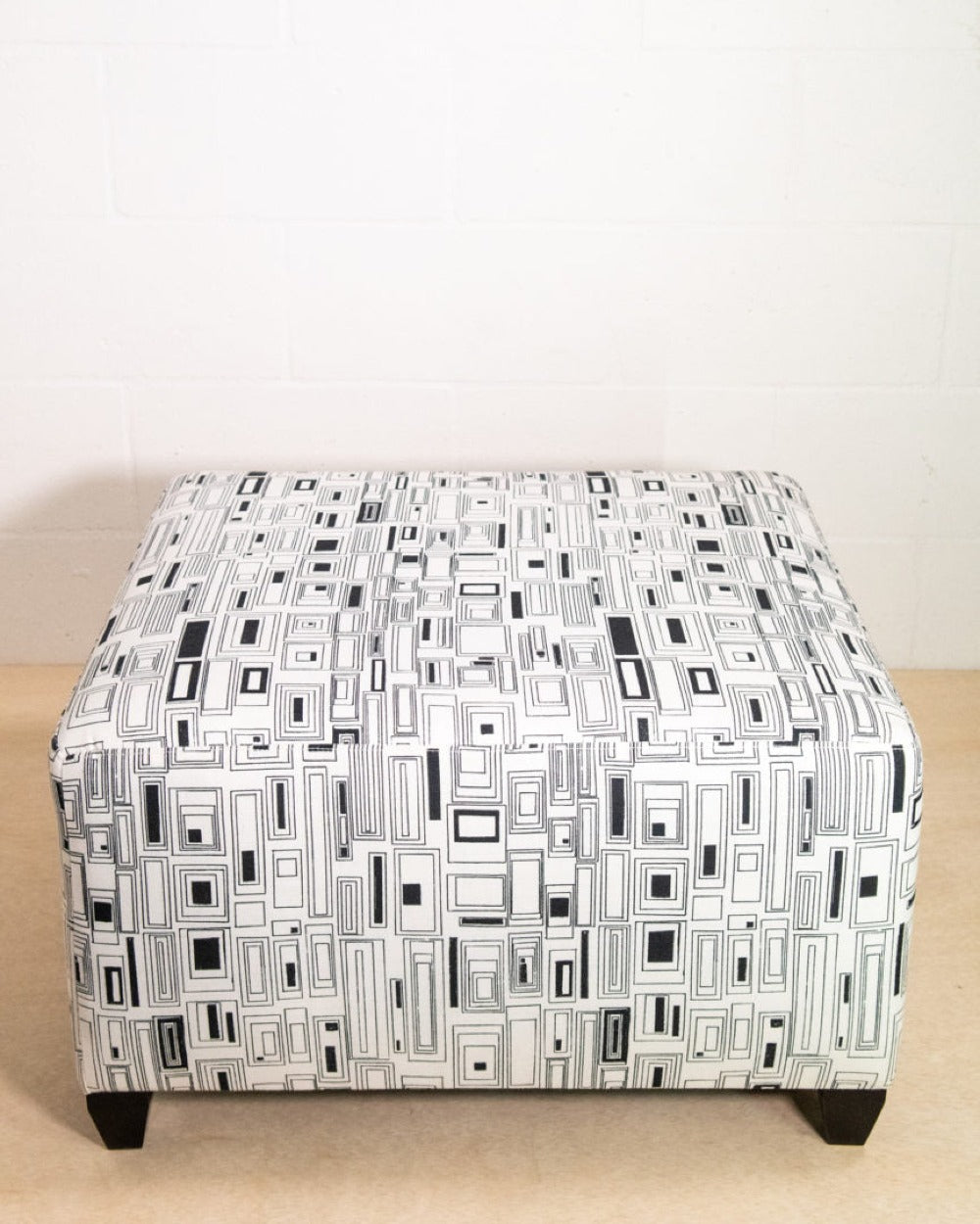 Cristianitos in Clairvoyant Large Ottoman 25" x 27" x 15" - at300nelson