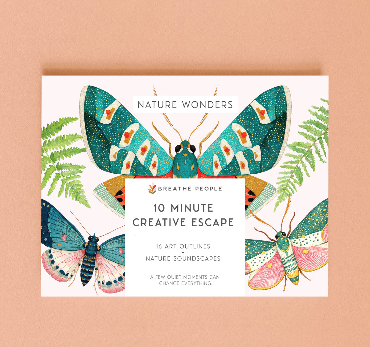 10 Minute Creative Escape Art Book — Nature Wonders