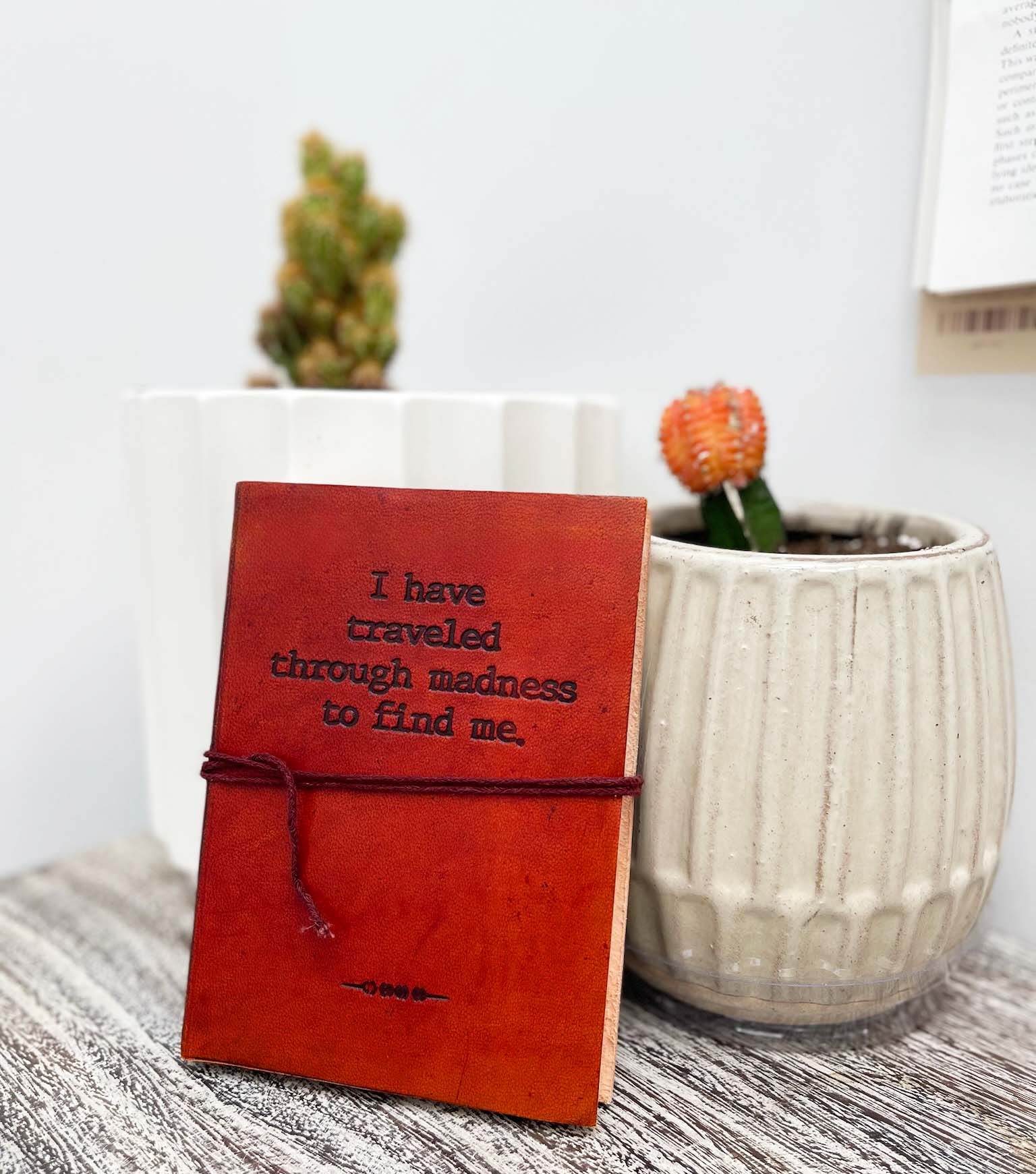 Handcrafted journal bleed-resistant and fountain pen-friendly – beautiful gift for writers, painters, and mindful creatives