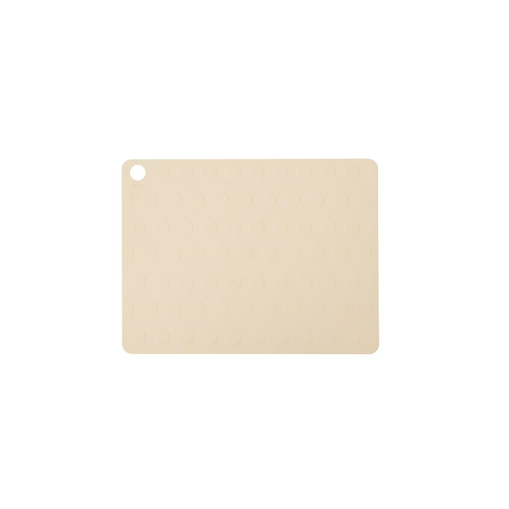 Placemat Dotto 2 Pcs Pack Vanilla By Oyoy 1
