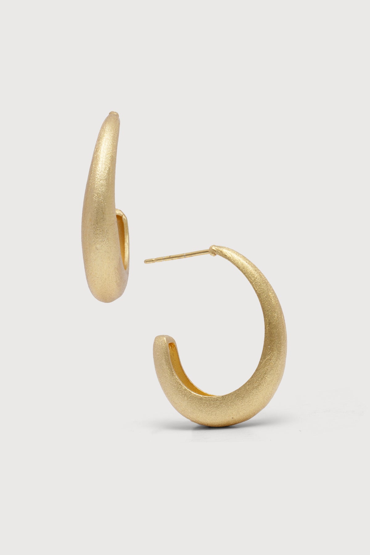 Open Hoop Earrings Gold