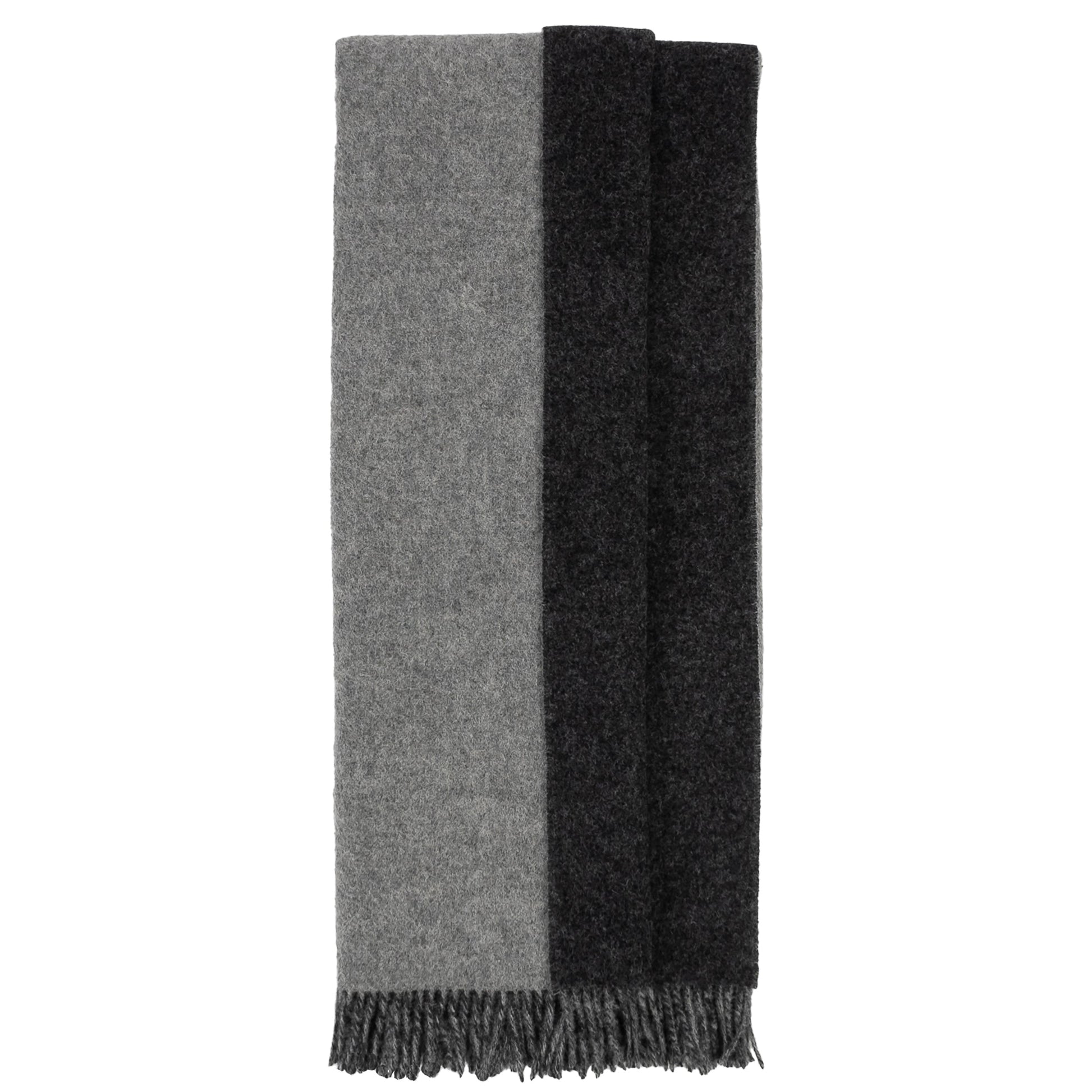 Highland Tweeds Reversible Double Cloth Throw (Silver/Grey) Available 4/25-Throws and Blankets-[bar code]-Prince of Scots