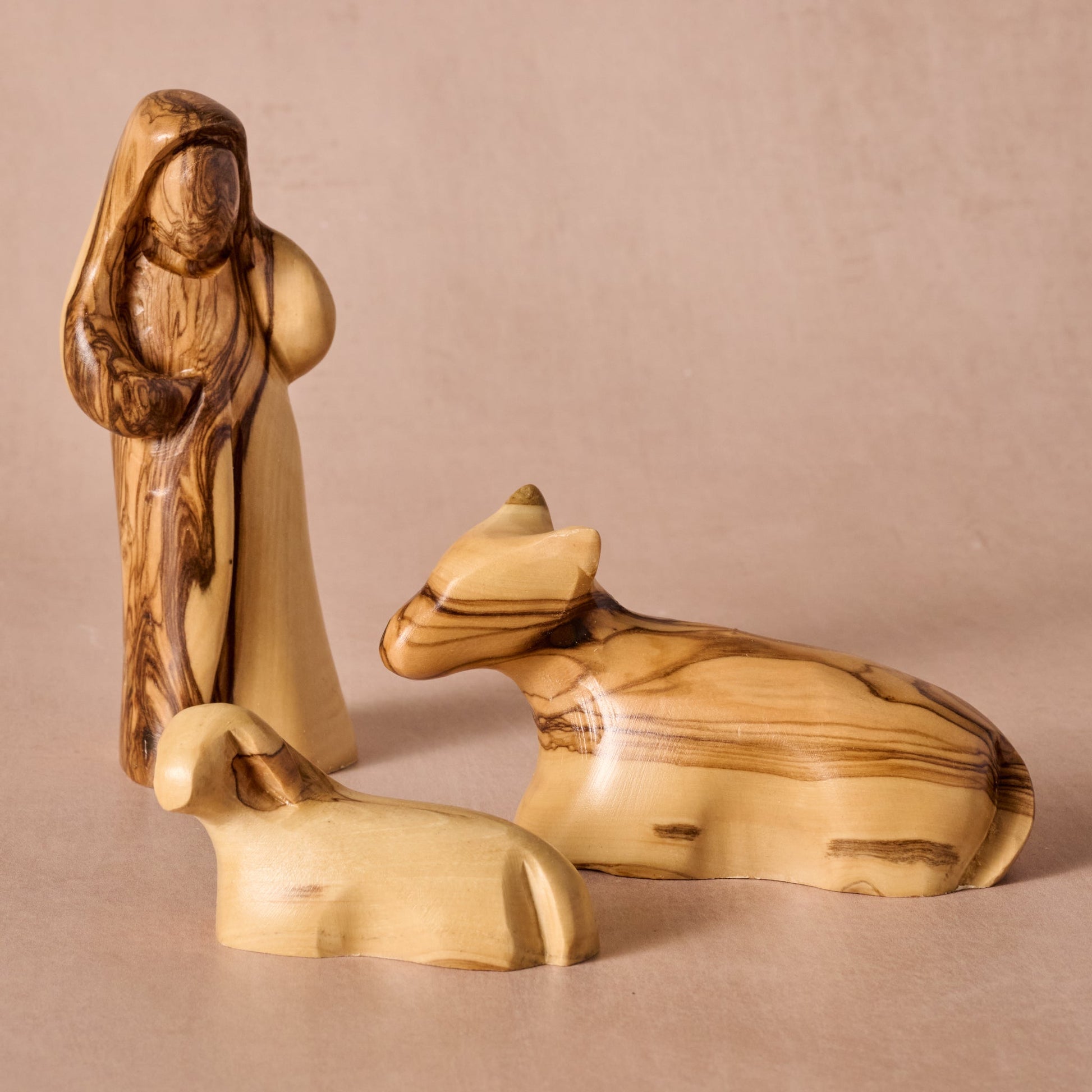 Carved Olive Wood Nativity - Ten Thousand Villages