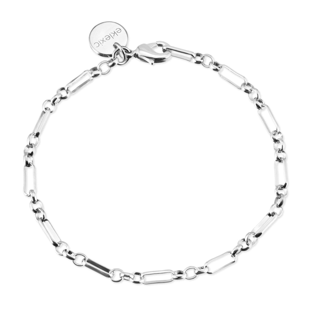 Silver chain bracelet from Small Multi Link Chain Bracelet product line