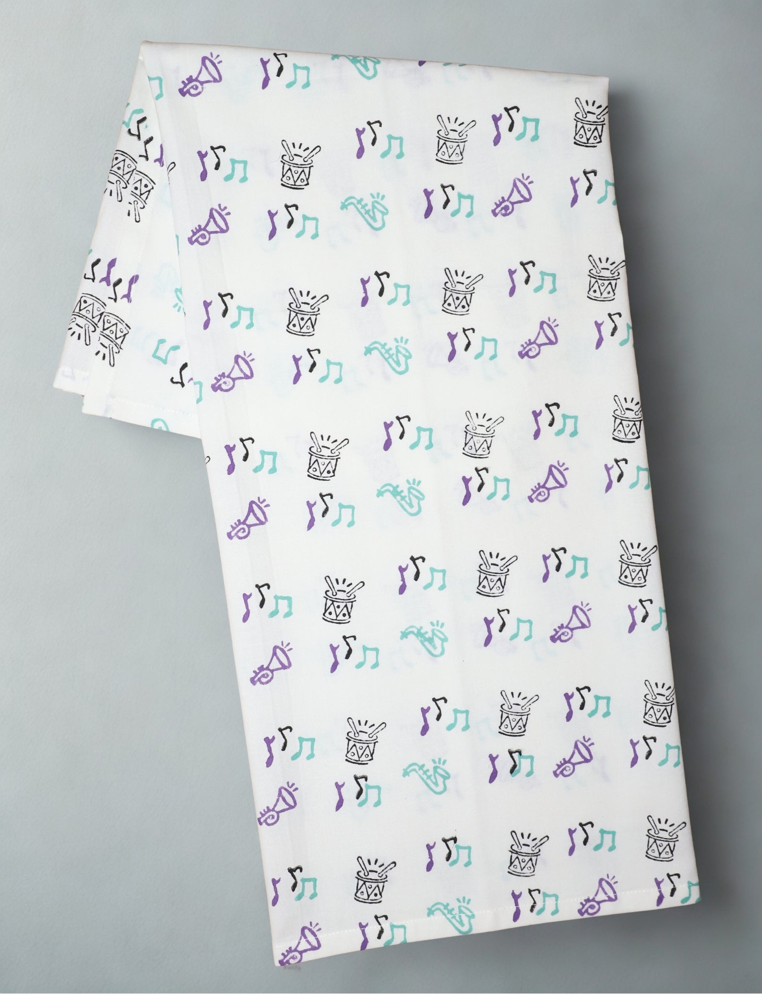 Second Line Cotton Tea Towel - Passion Lilie