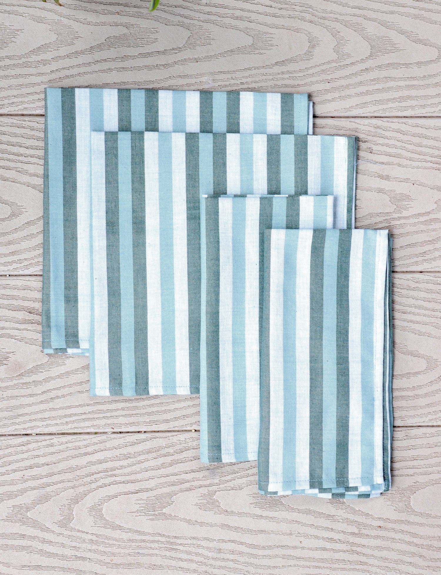 Cloth Napkins - Ocean Stripes - Set of 4 - Passion Lilie