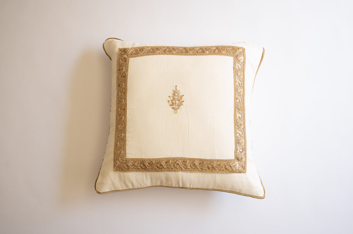 Noor Hand-Embroidered Square Pillow
