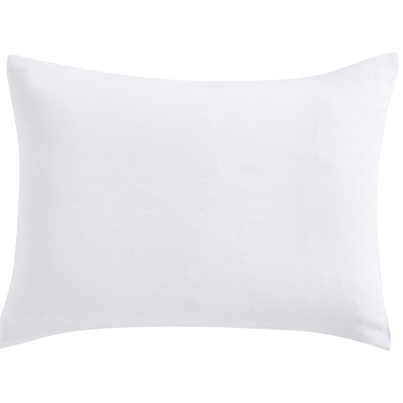KS-037-2036_1|Pure white duvet cover with a smooth, luxurious texture, bringing a fresh and timeless elegance to any bedroom setting.