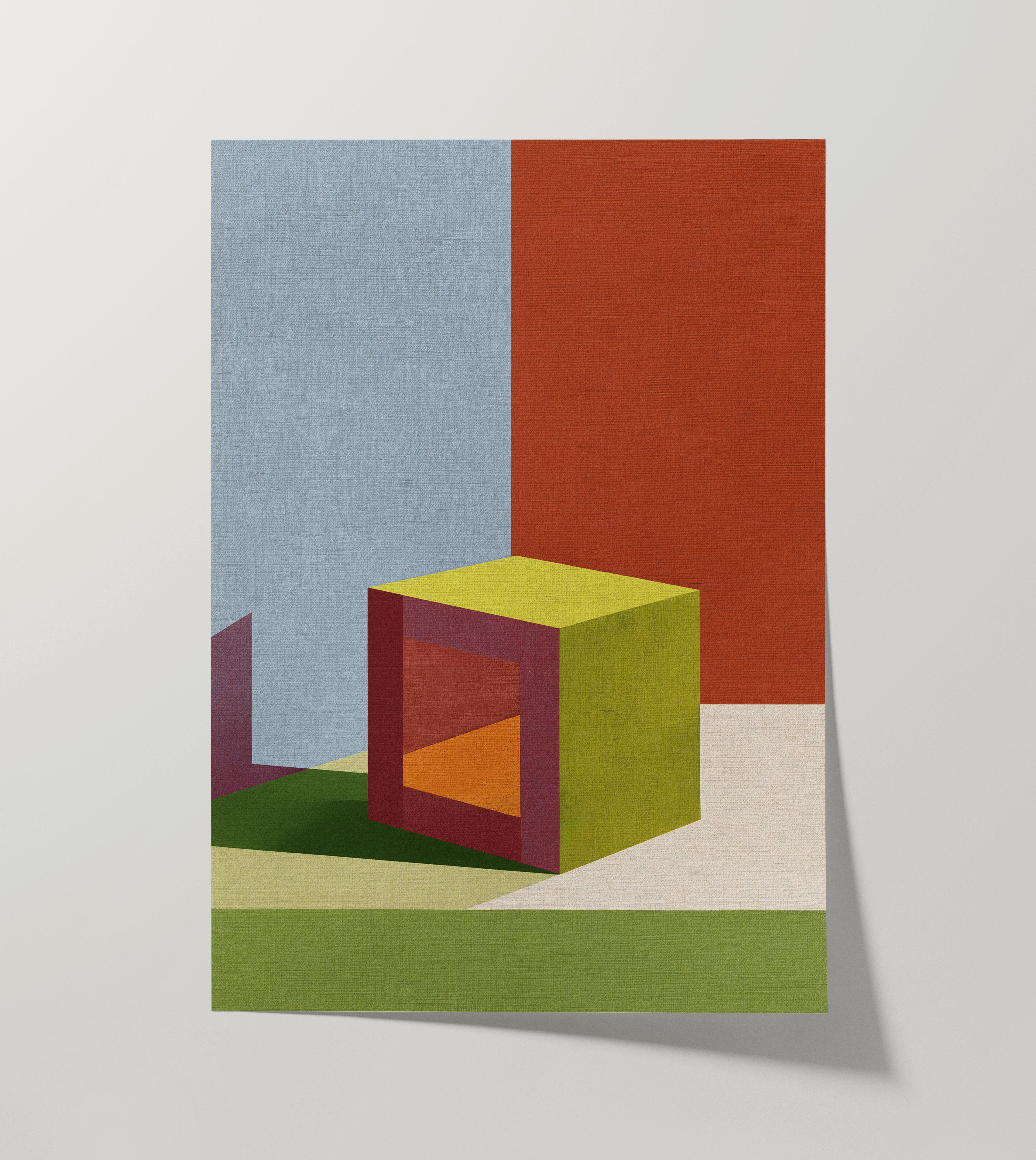 Form and Structure No. 01 — Geometric Abstract Art Print