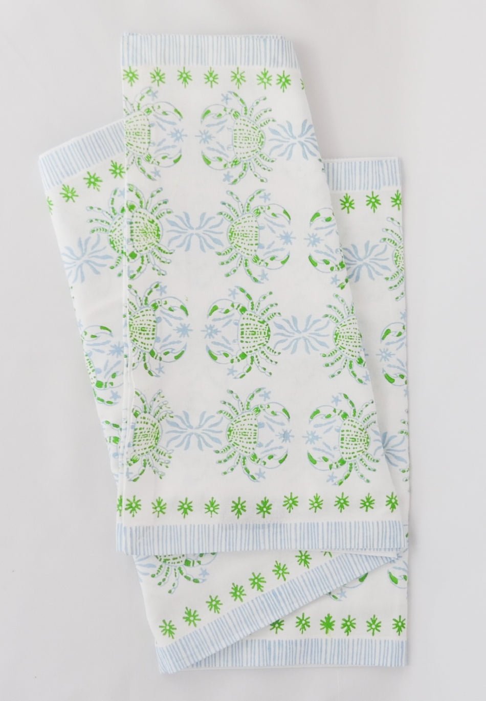 Table Runner - King Crab - Uniform Blue & Vine - The Mended Company