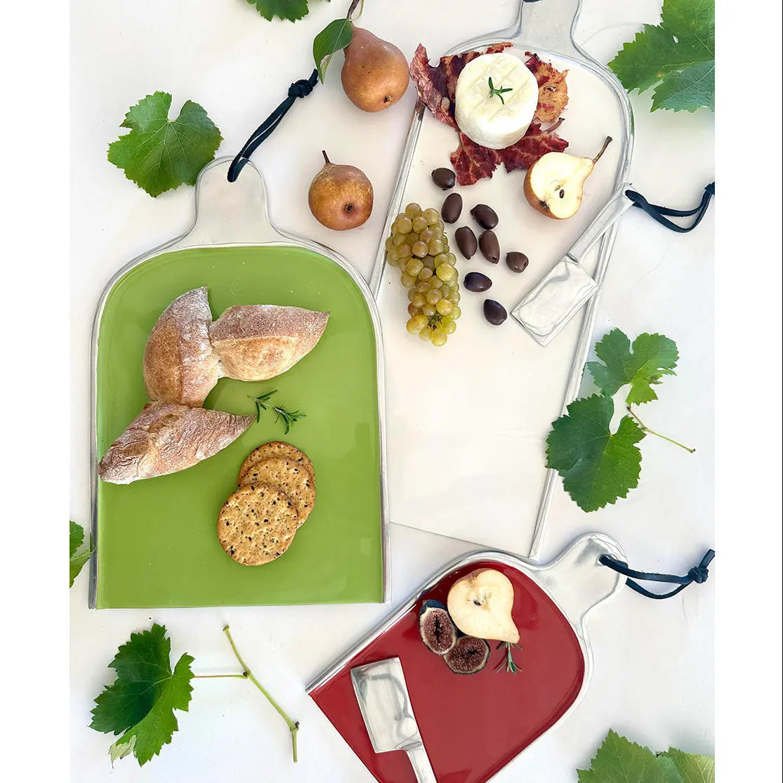Cheese Paddle with Knife Set - Nima Oberoi Lunares 