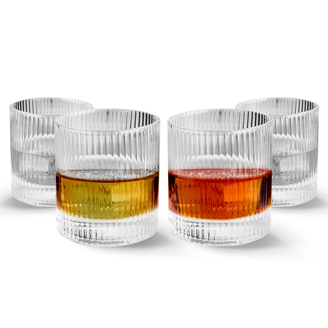 LEMONSODA Vintage Straight Line Tumbler -  10oz (Set of 2 or 4) - Lemonsoda