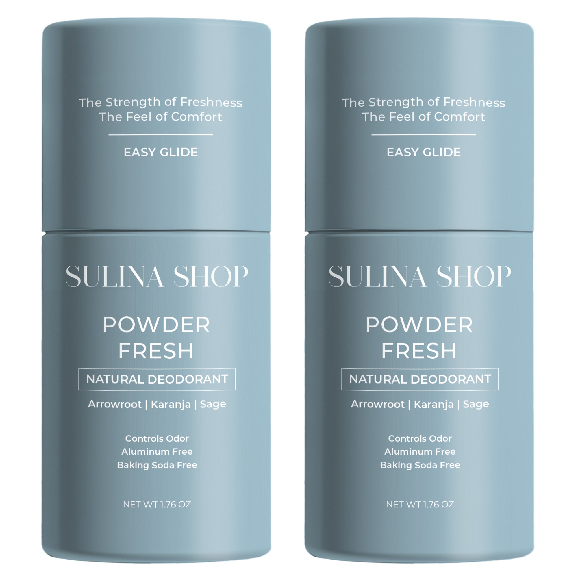 Powder Fresh Natural Deodorant Duo Set