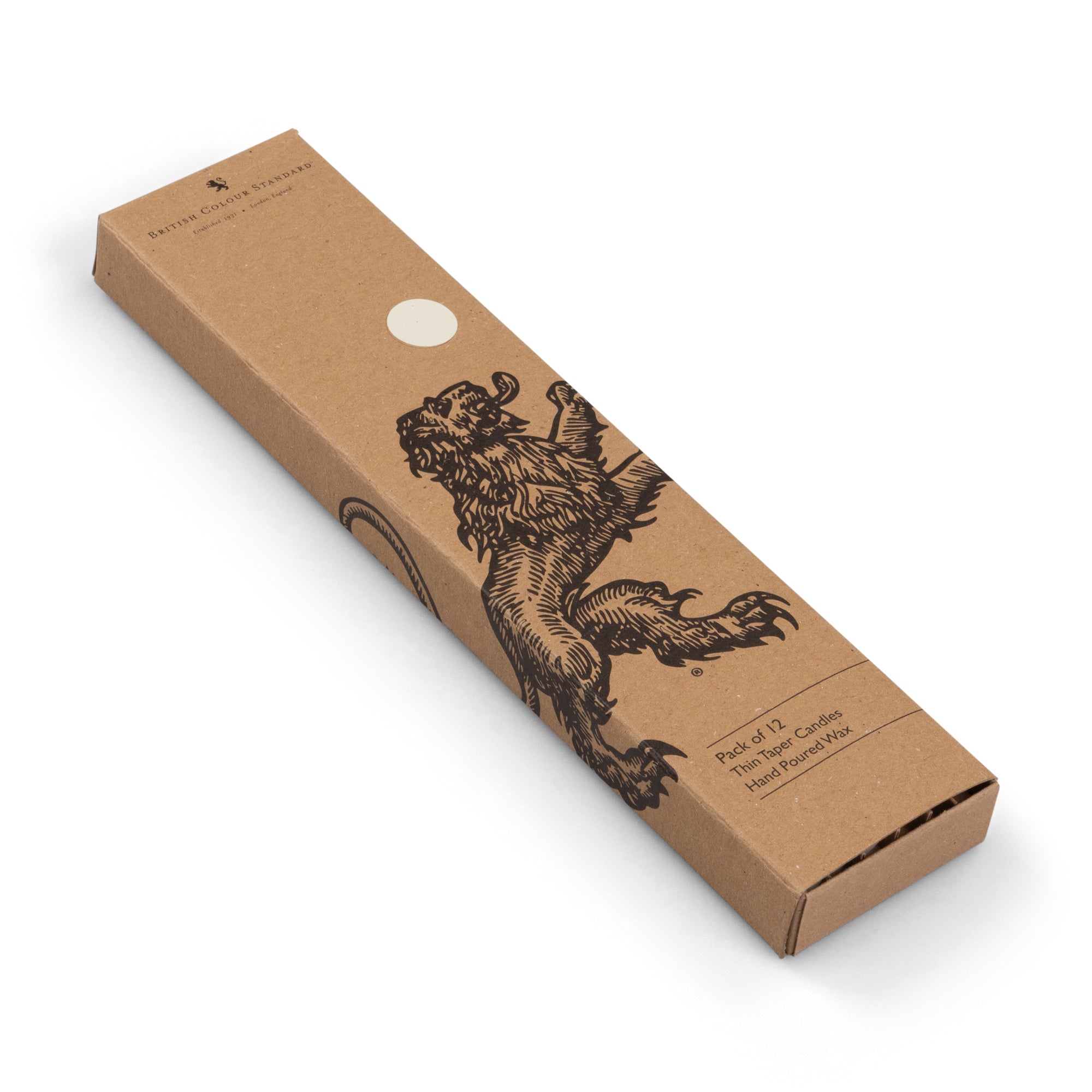 Thin Taper Candles - Guardsman Red