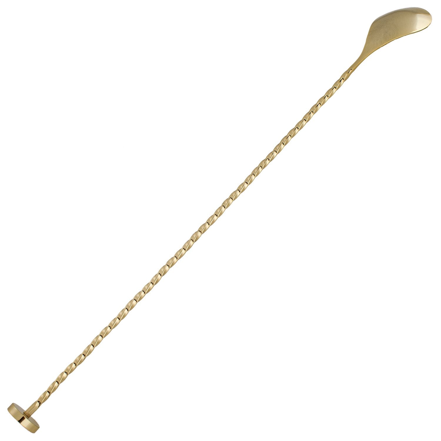 Prince of Scots Bar Spoon with Muddler (24K Gold-Plate)-Barware-Prince of Scots-00810032751456, BarSpoonMuddler24KG-Prince of Scots