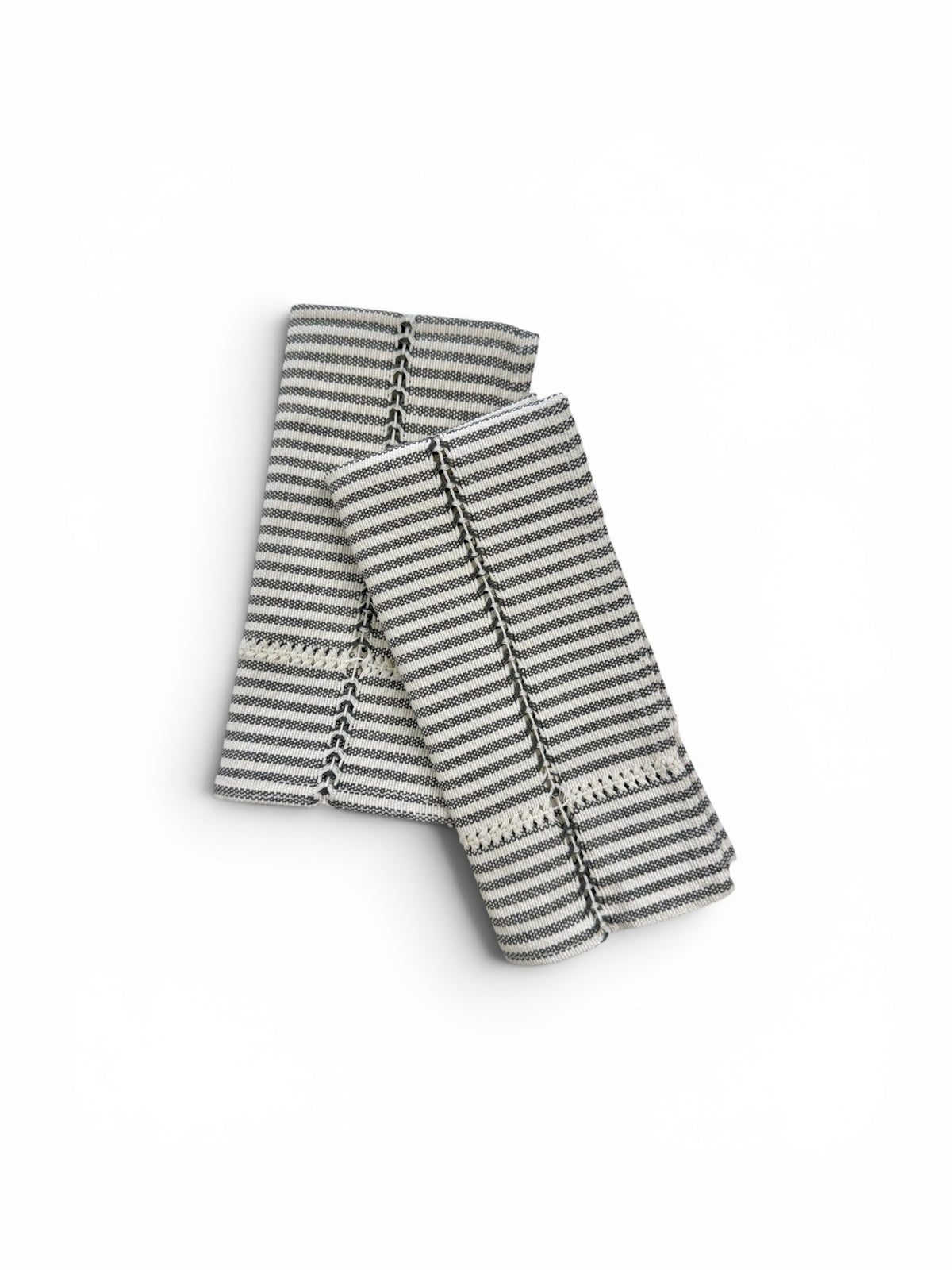 Hand-stitched Napkin, Striped S/2