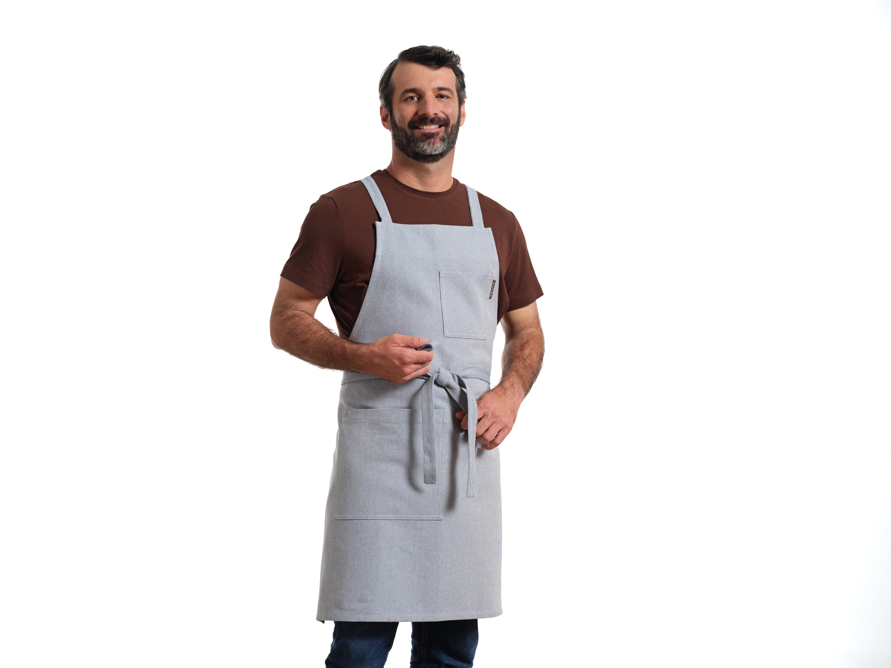 Crossback Apron with Pockets, Gardening Apron and Serving Aprons