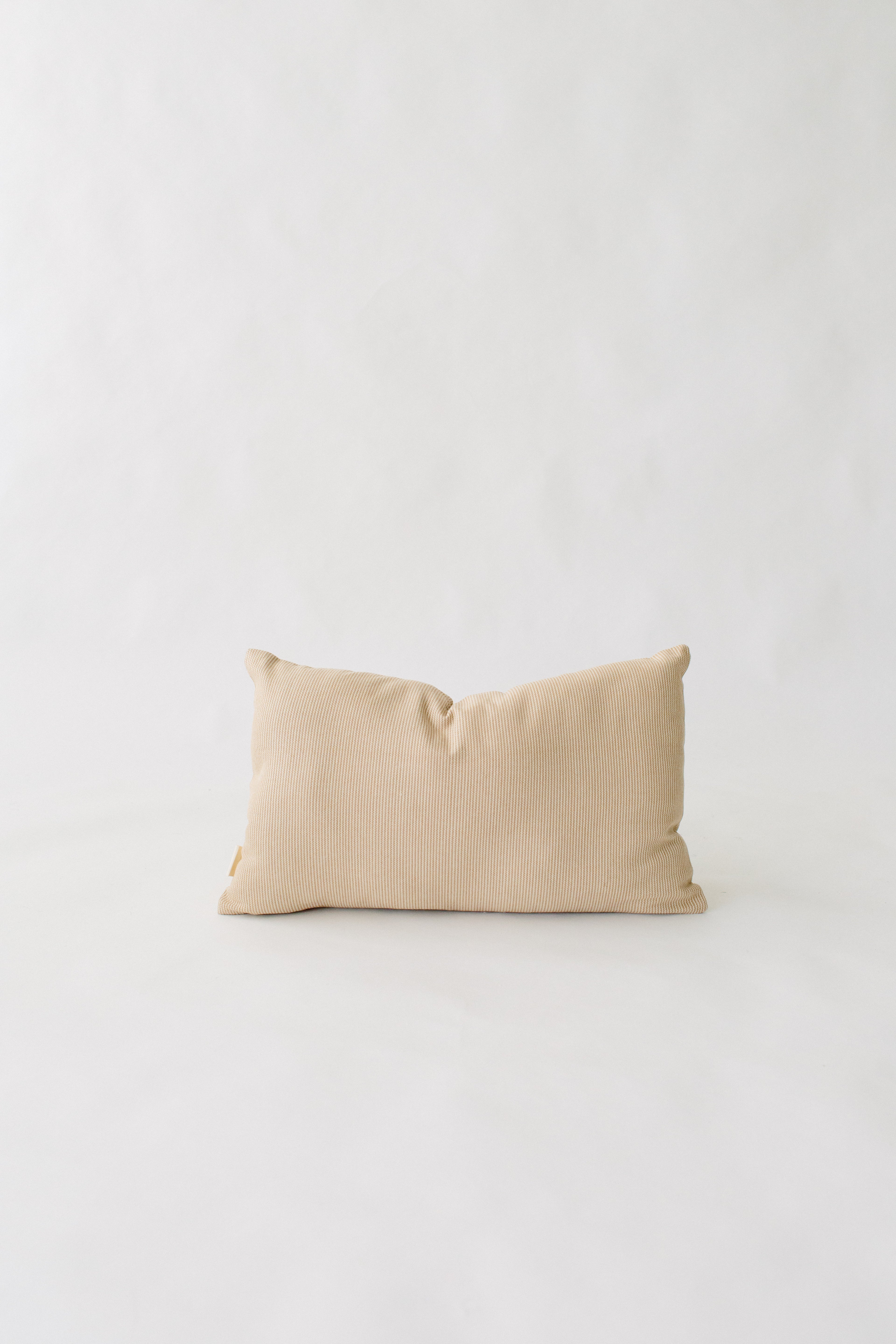 LOOM Imports Rust Pinstripe Lumbar Pillow