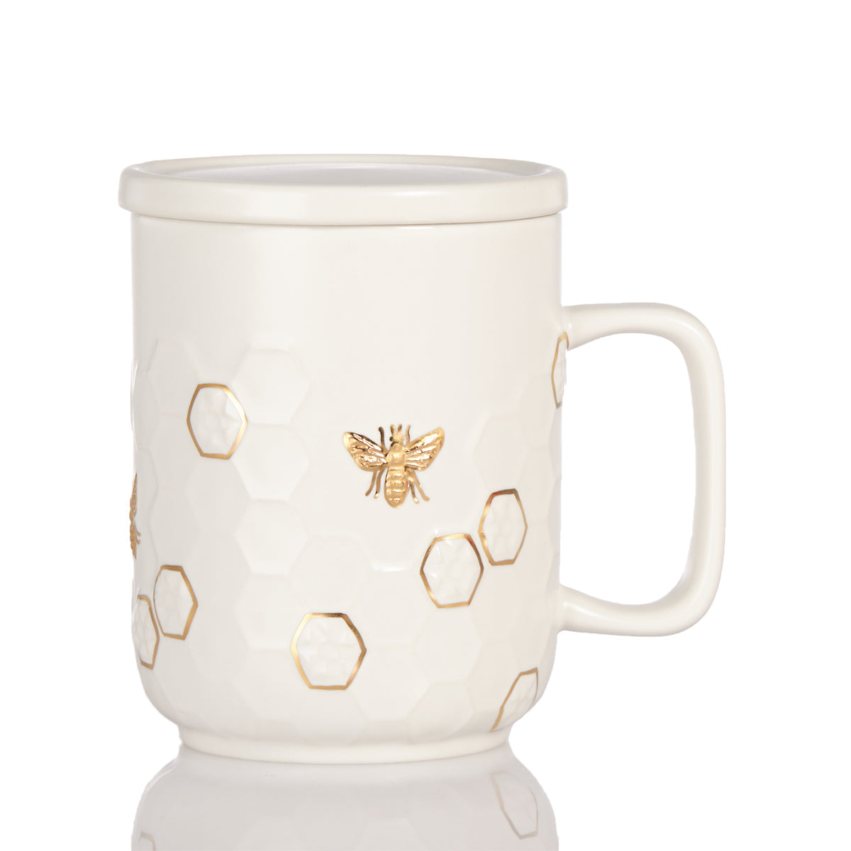 Honey Bee Mug with Lid