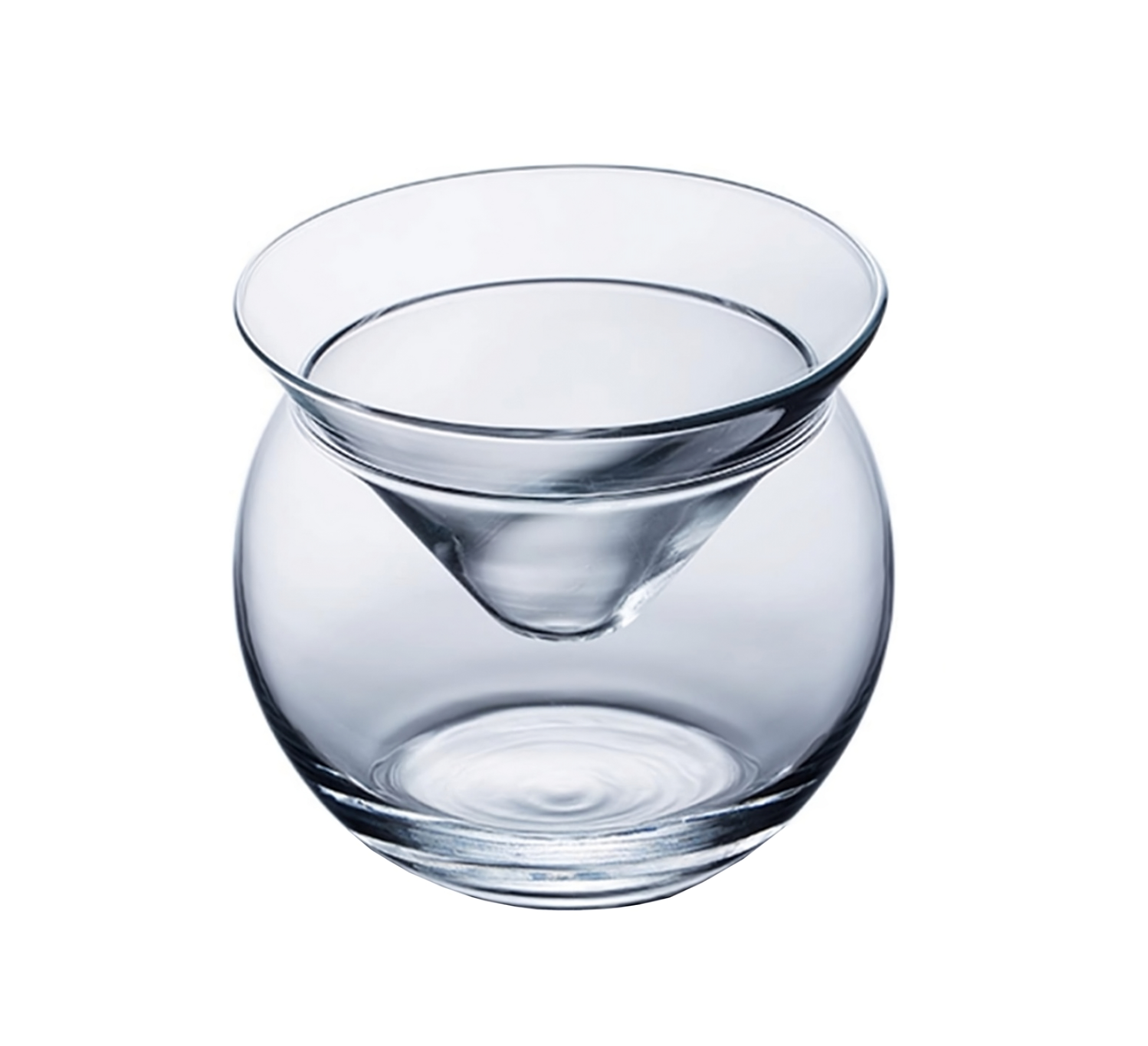LEMONSODA Stemless Martini Glasses with Chiller Set of 2/4 - Lemonsoda