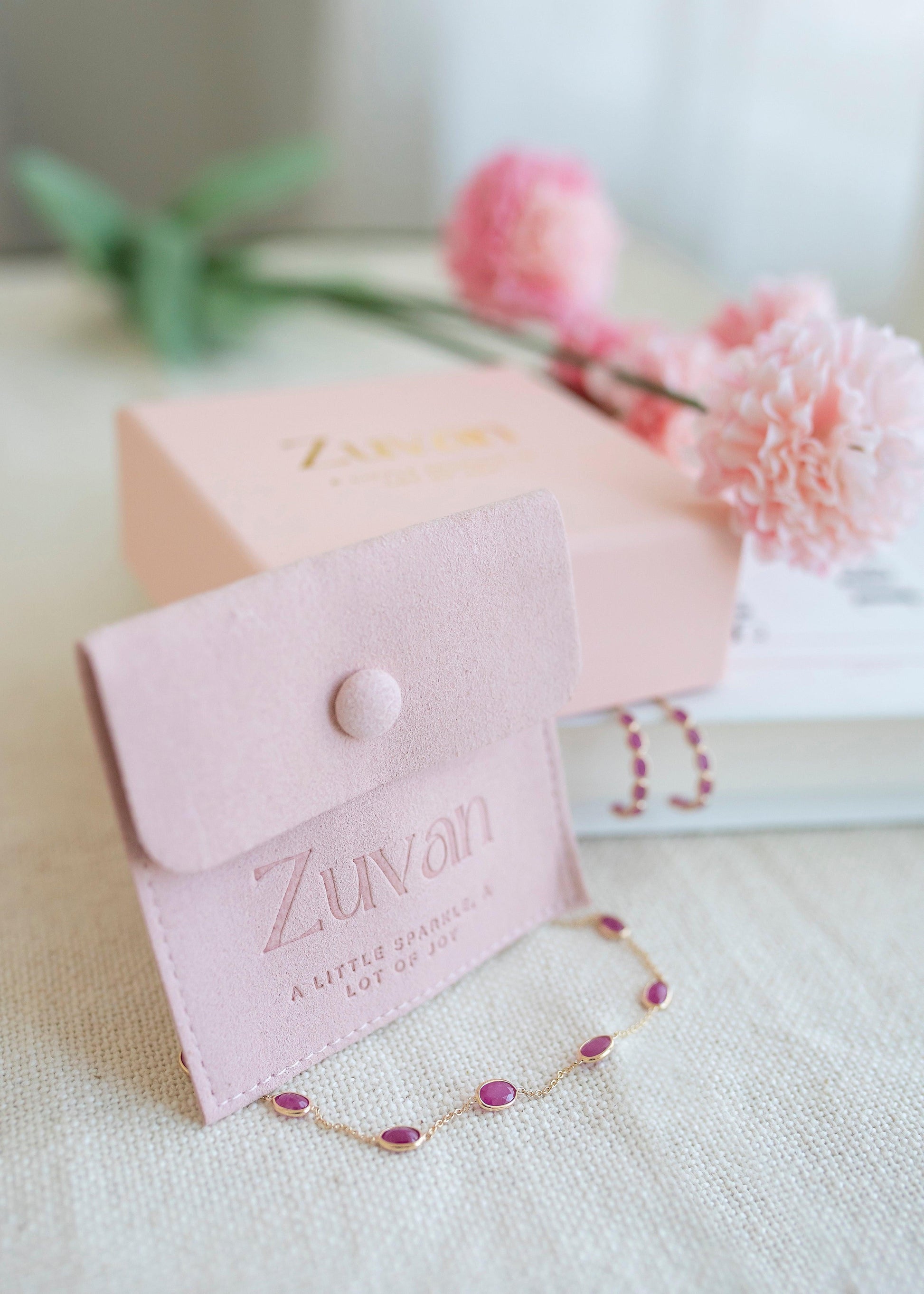 Ruby Radiance minimal everyday fine jewelry in solid gold and sterling 925 silver with natural gemstones.