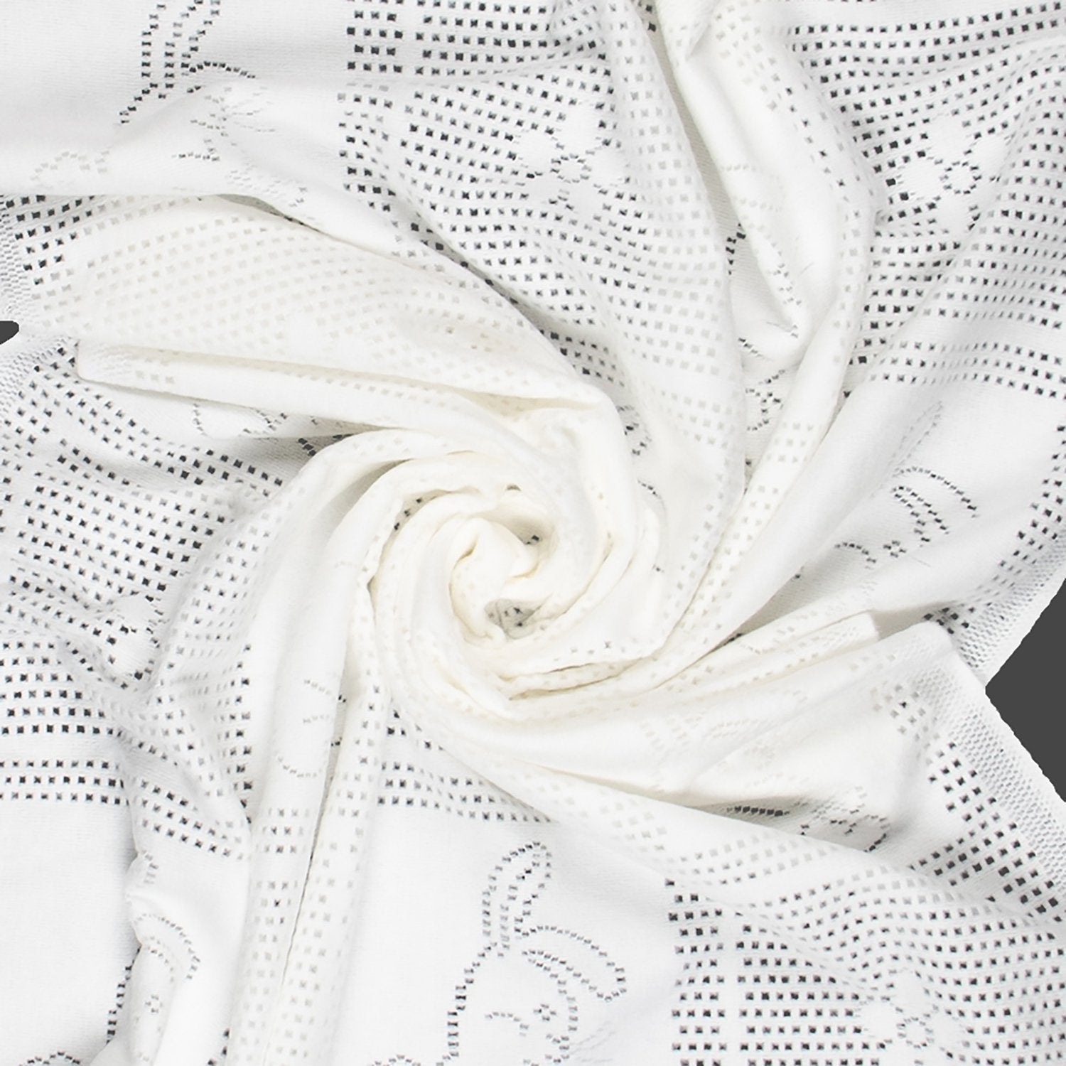 Southampton Home Lace Weave Bunny Baby Blanket ~ White ~-Gifts-00810032751319-{sku]-Prince of Scots