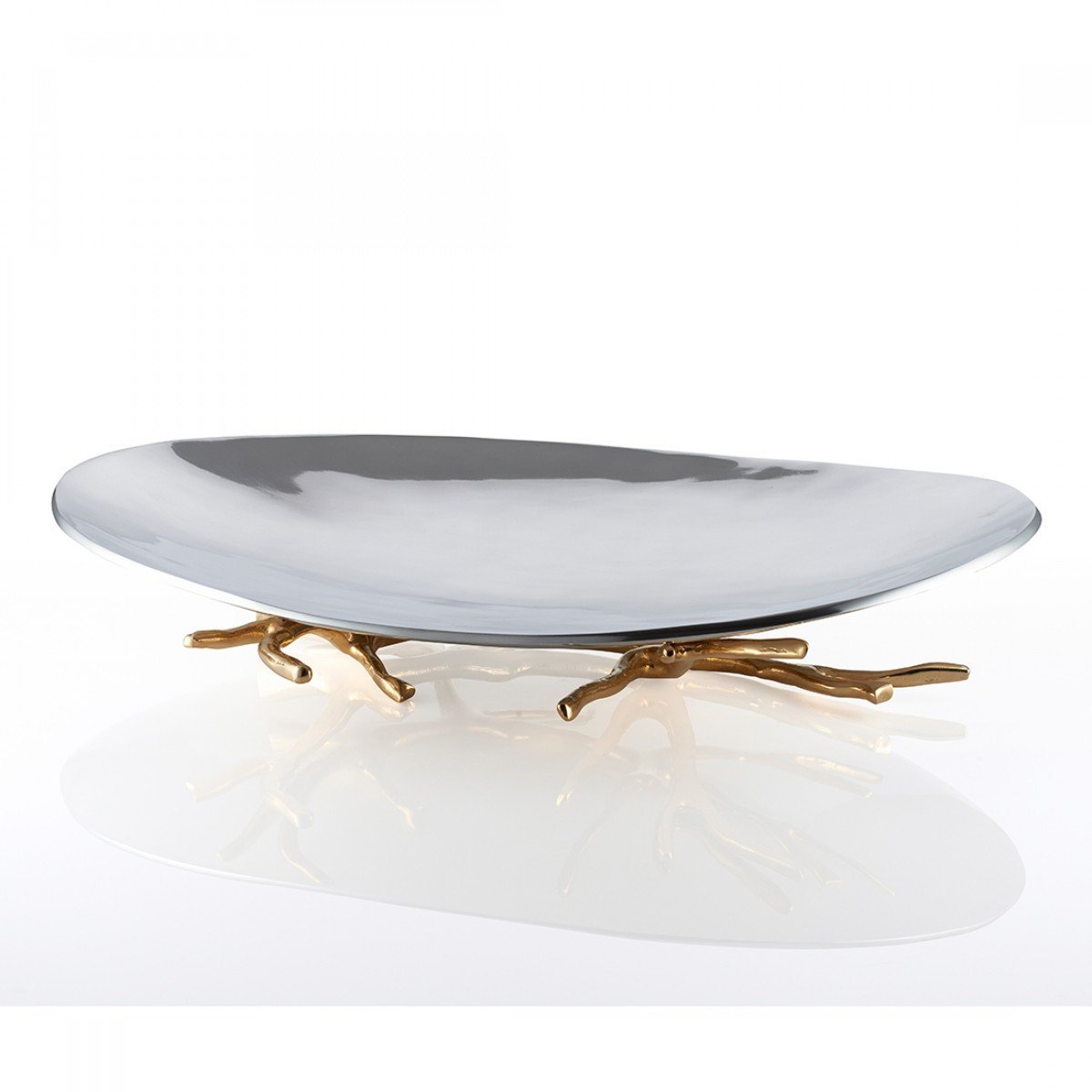 Manzanita Pedestal Platter Lg - Nima Oberoi Lunares 