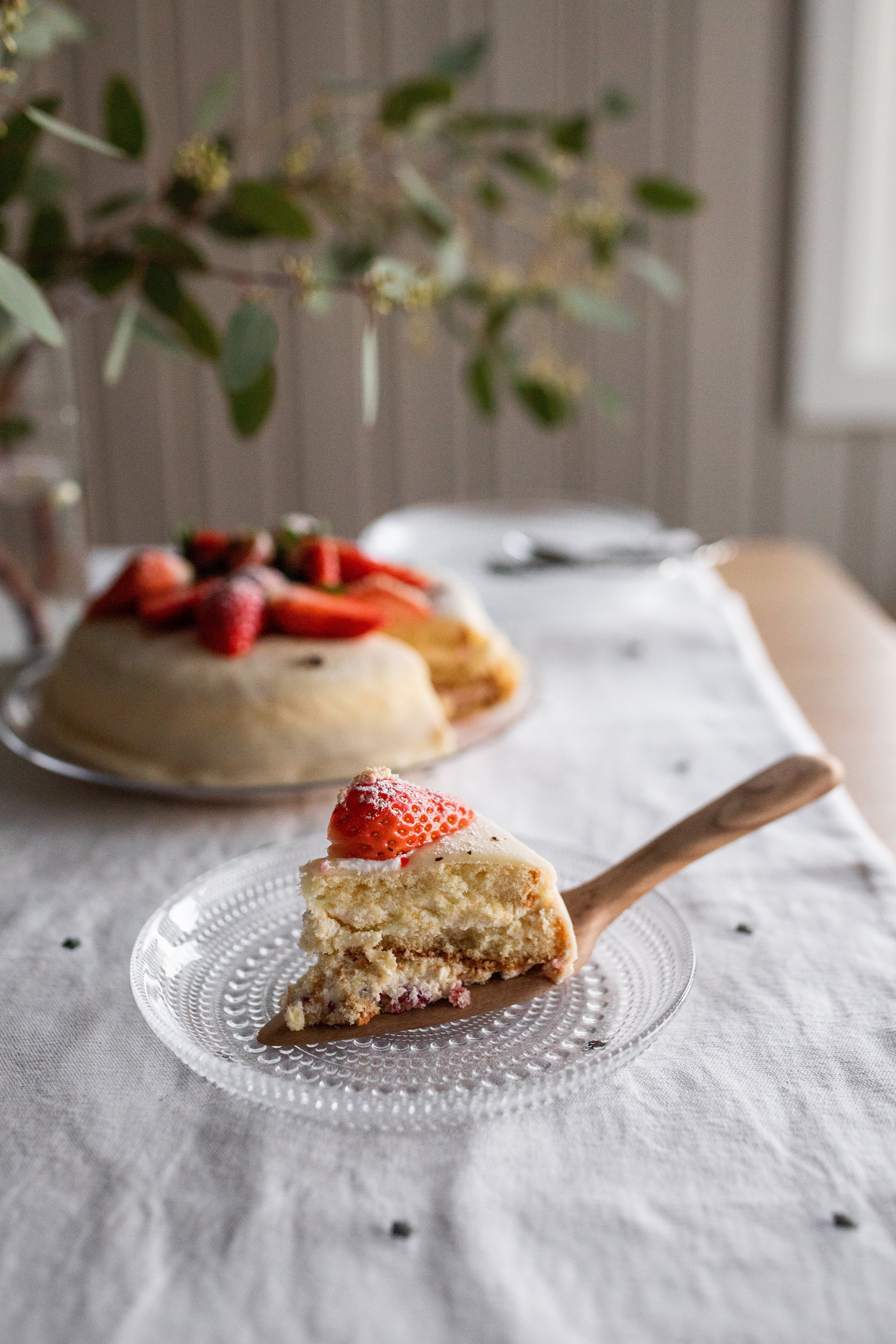 Others Wooden Cake Server