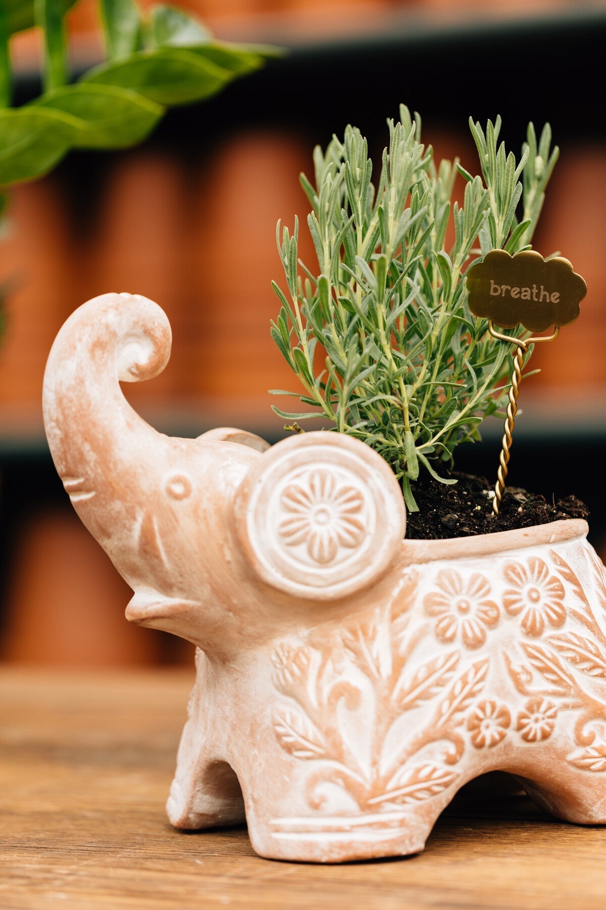 Trumpeting Elephant Planter - Ten Thousand Villages