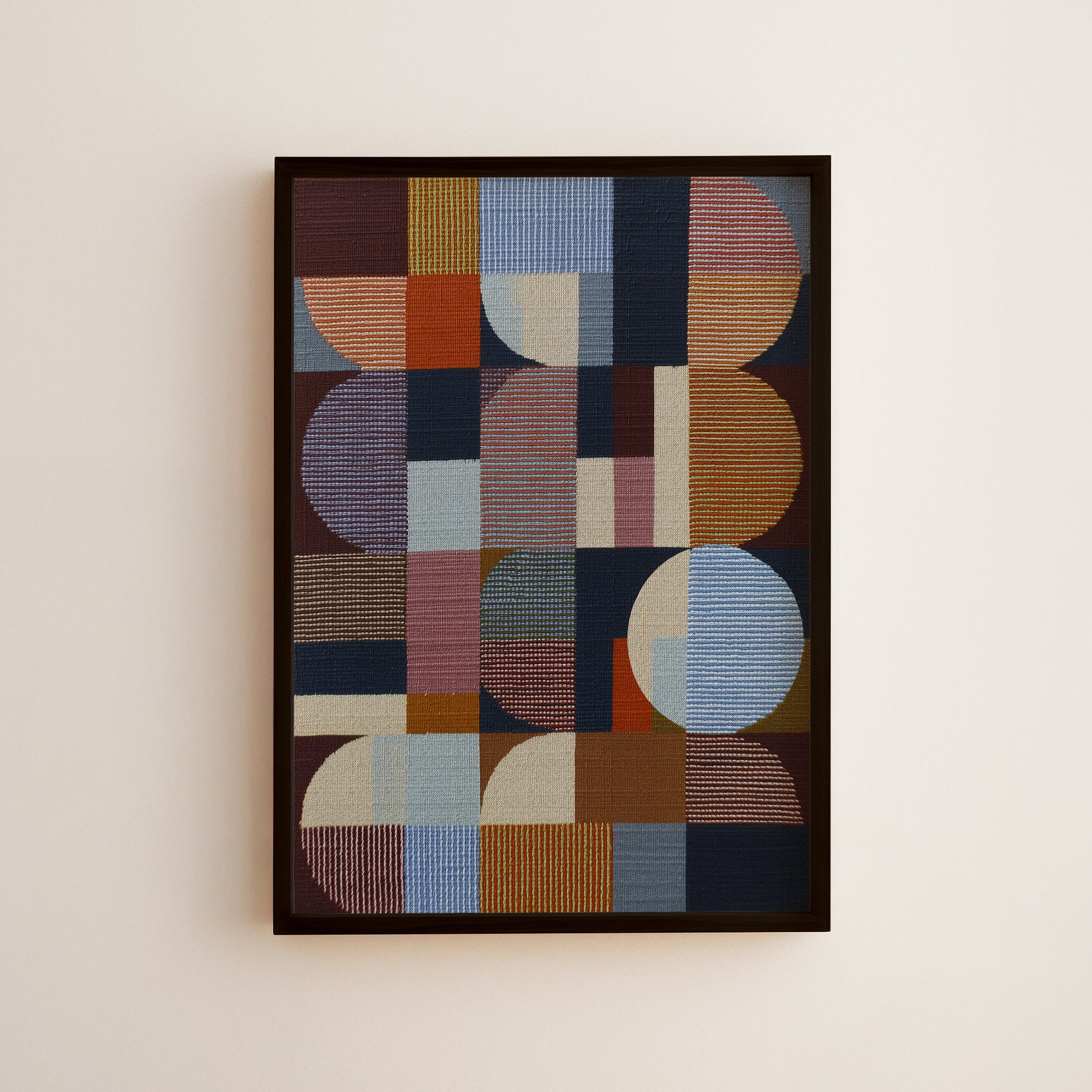 Woven Perspectives No. 18 — Geometric Abstract Art Print