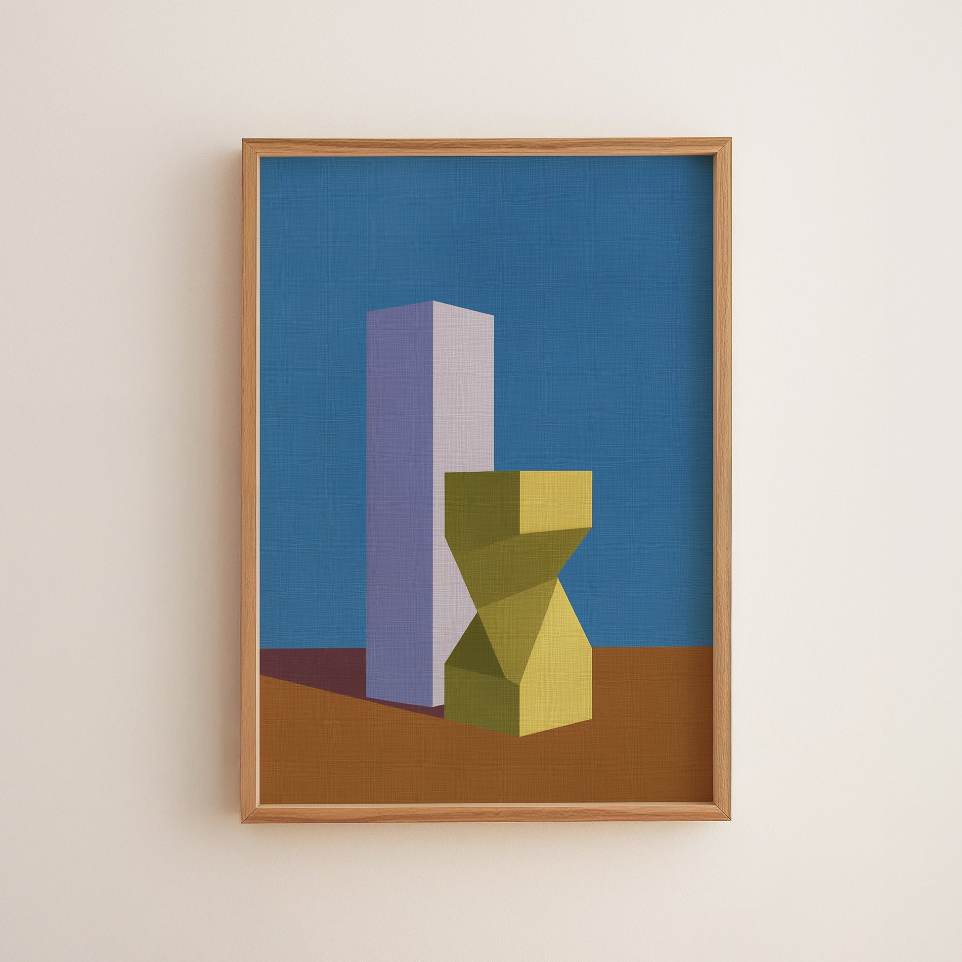 Form and Structure No. 05 — Geometric Abstract Art Print