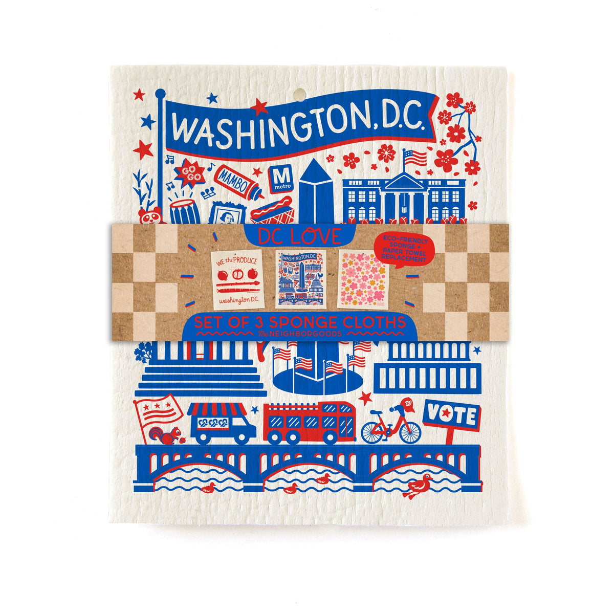 DC Love - Sponge Cloth Set of 3