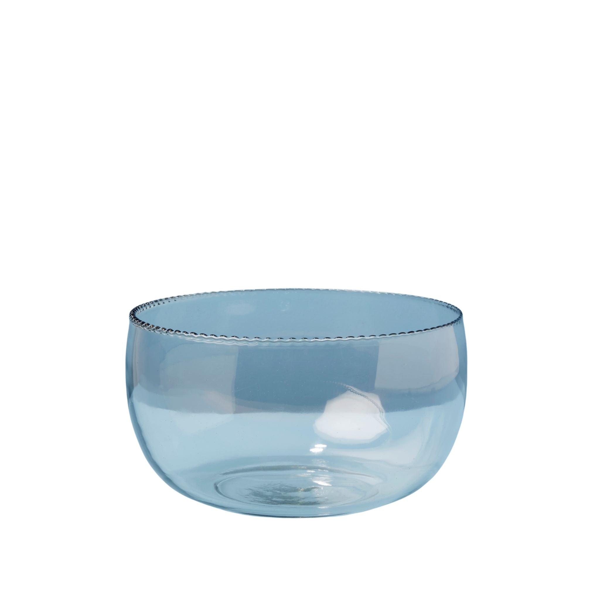Ruffle Glass Bowl, Large