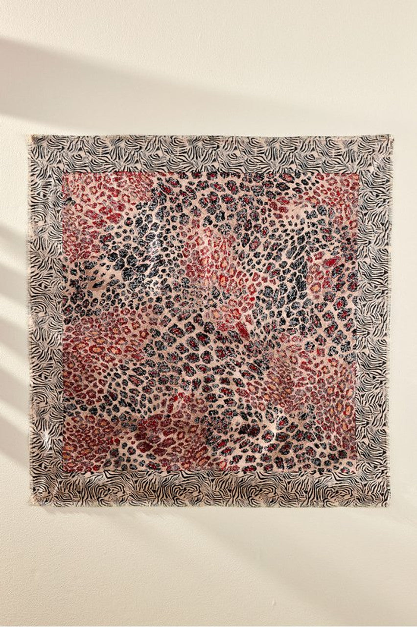 Mixed Animal Print Bandana - Multi