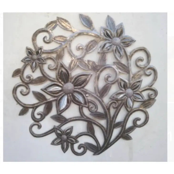 Beyond Borders Haitian metal art line, Blooming Flowers extol accessories