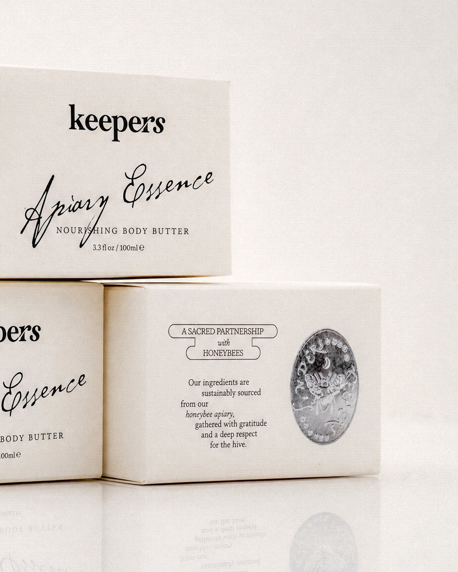Apiary Essence body butter packaging boxes
