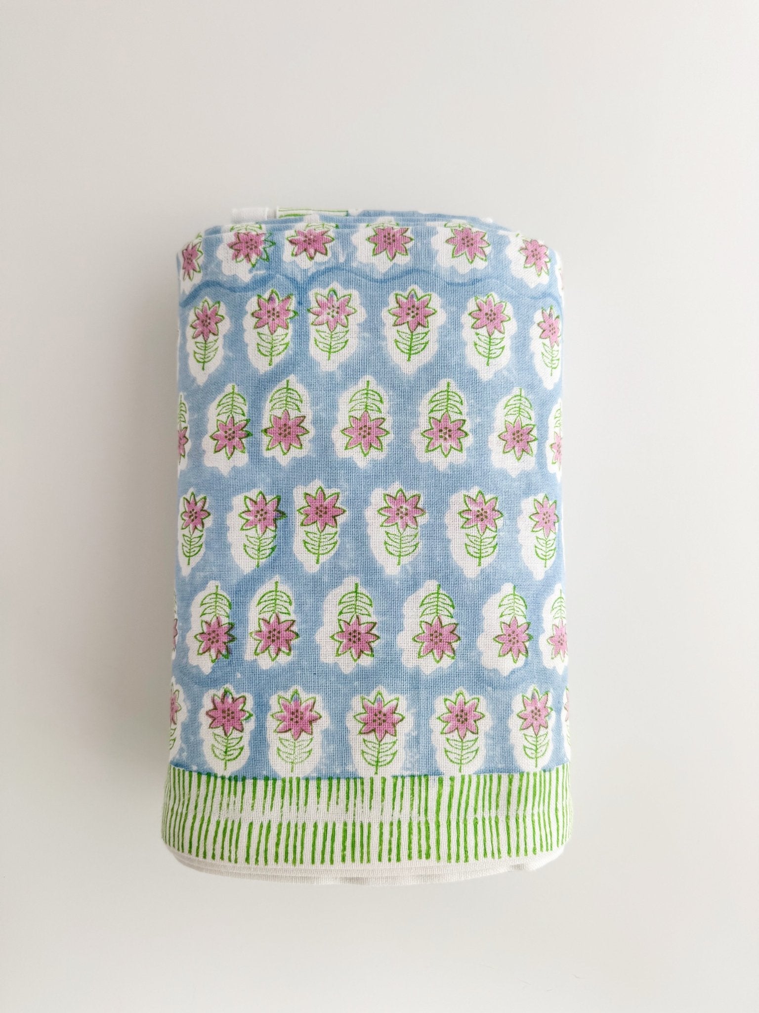 Tablecloth - Lily - Uniform Blue - The Mended Company