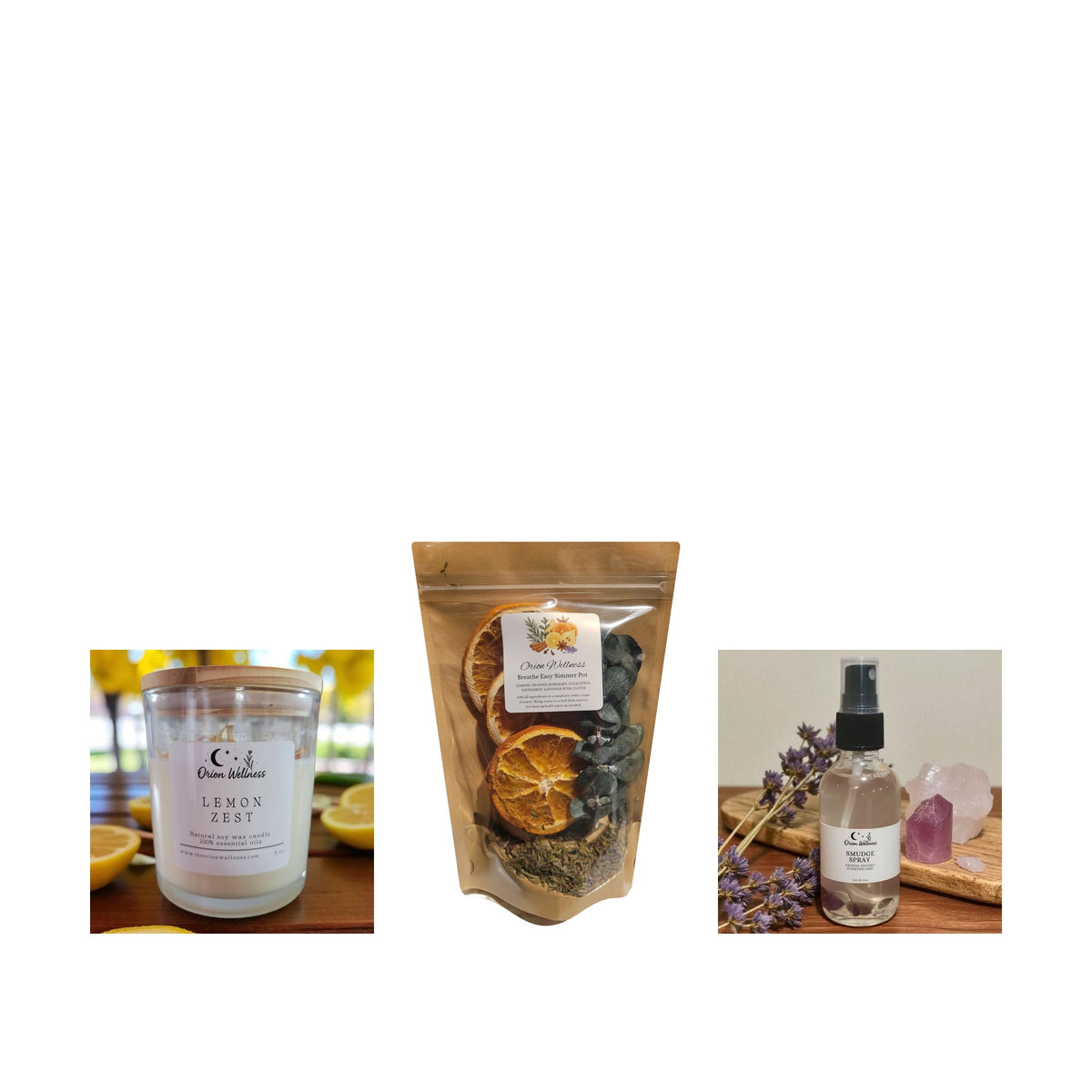 Citrus Home Ritual by Orion Wellness on a white background