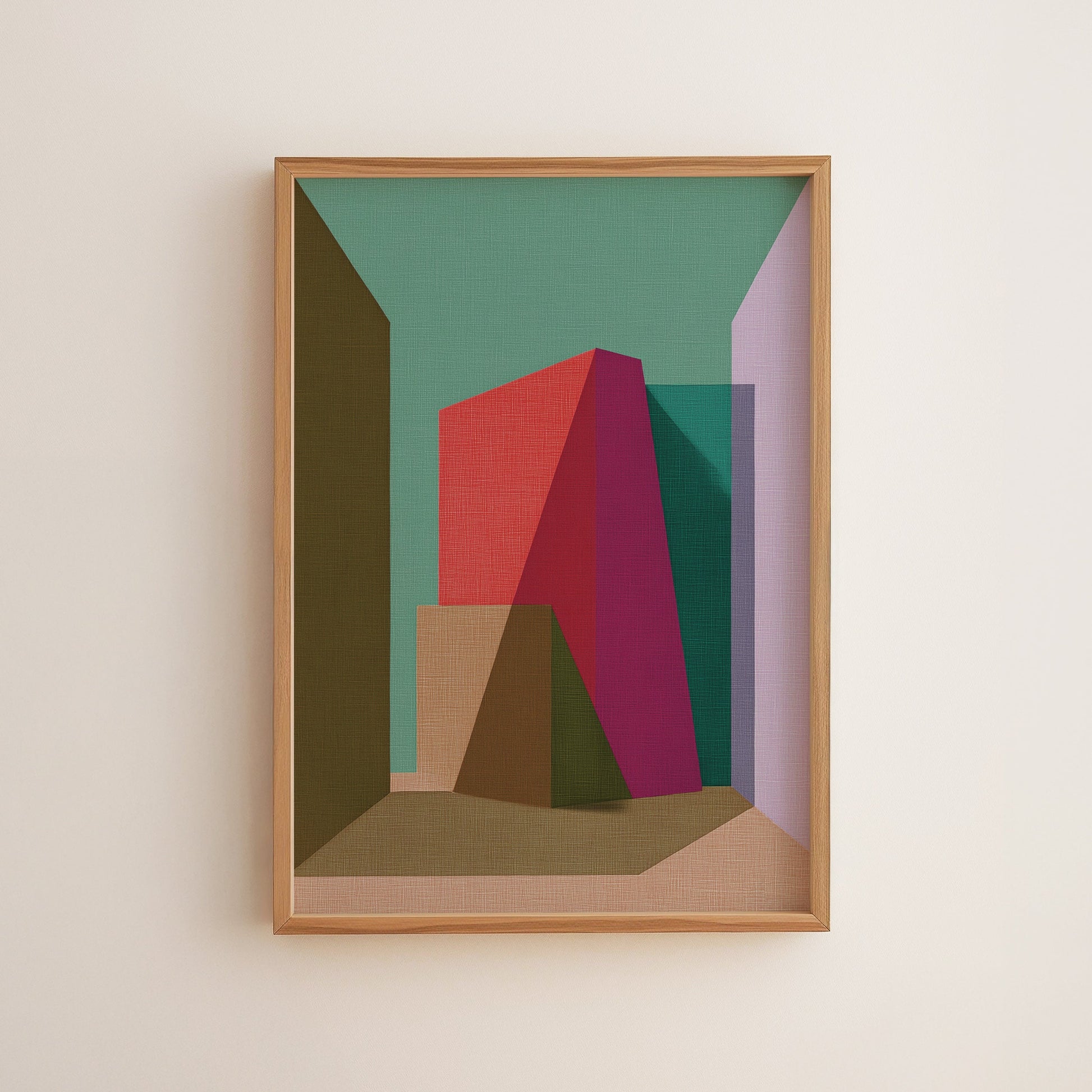 Form and Structure No. 12 — Geometric Abstract Art Print