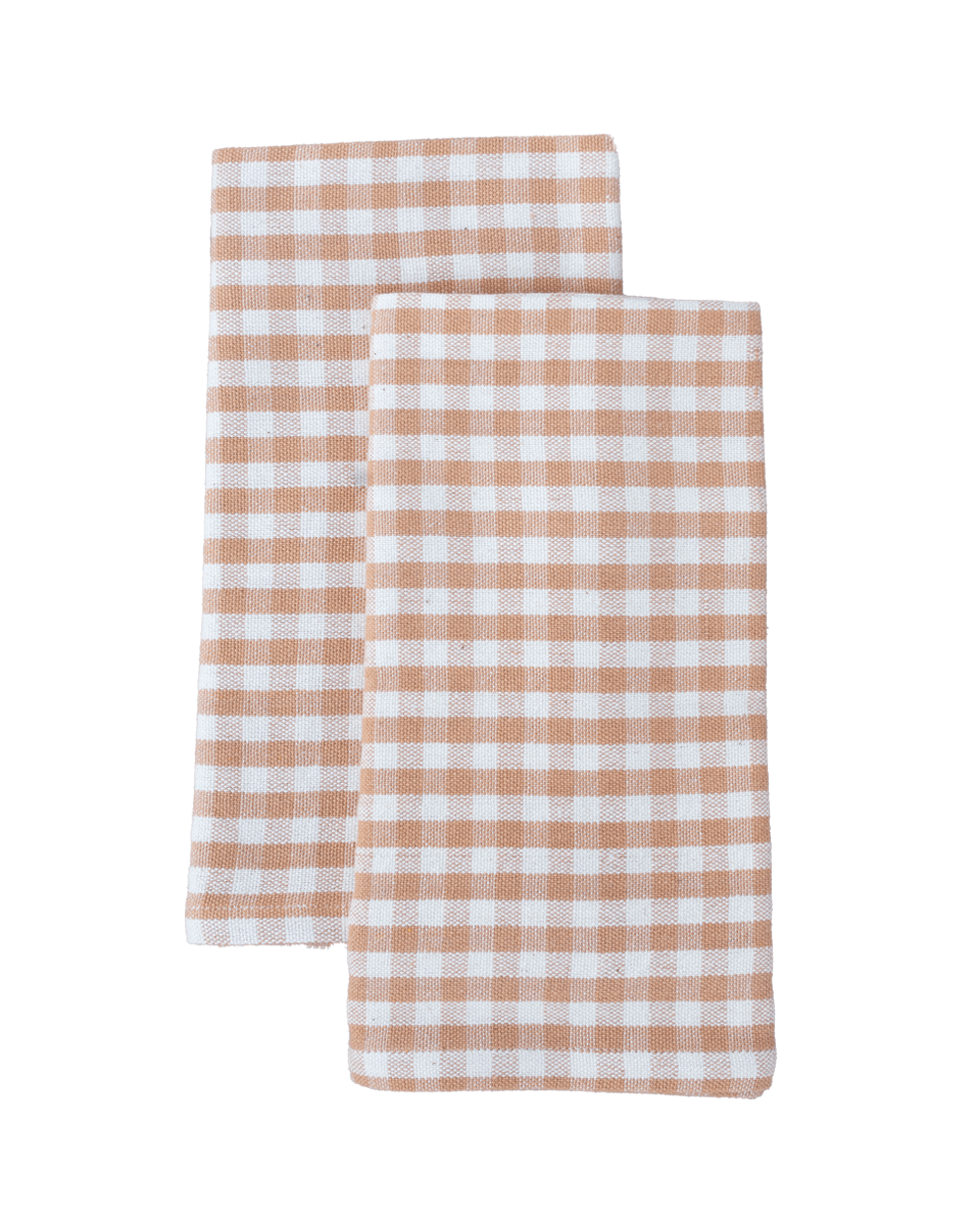 Tan Gingham Napkin