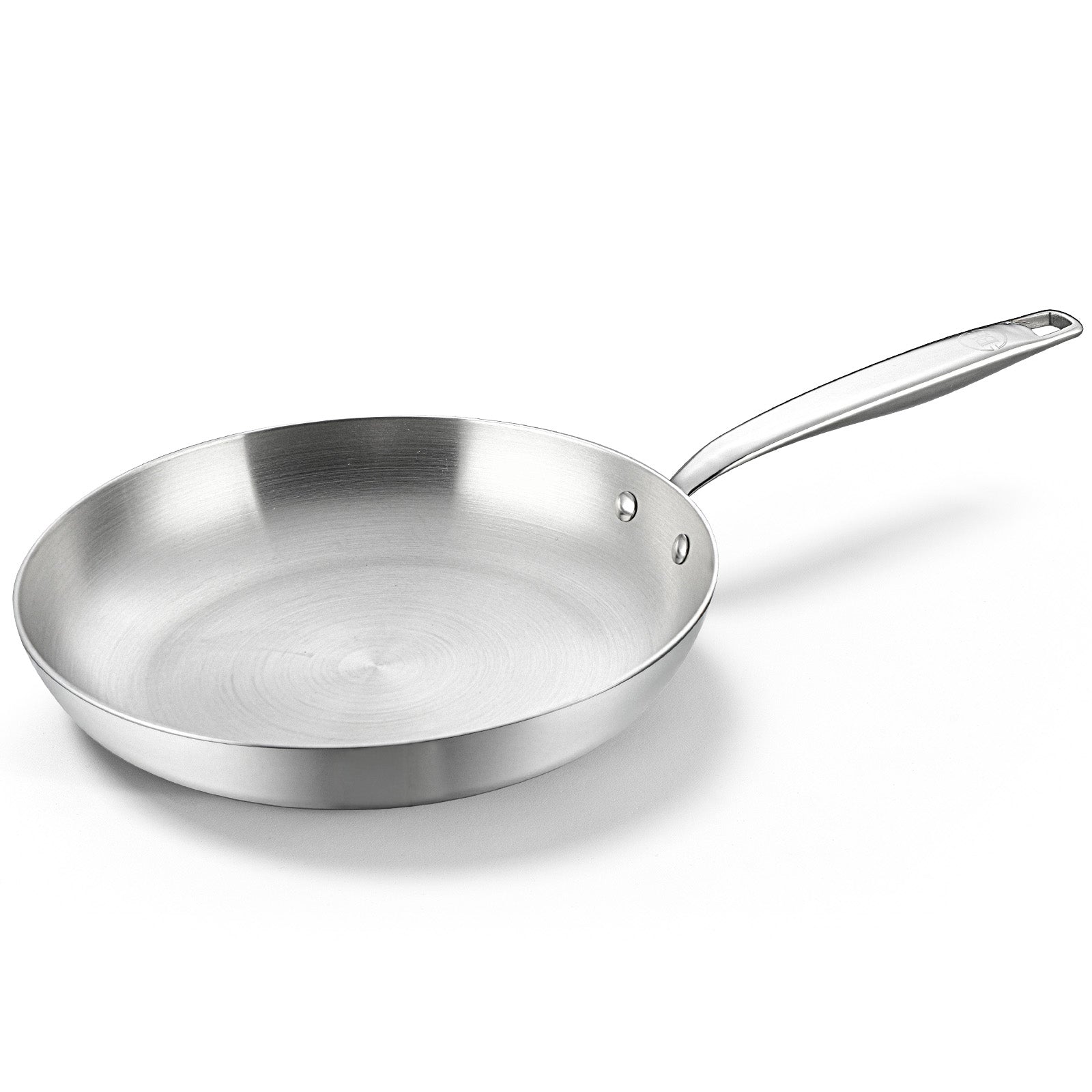 BE | LIVING - Essential Series - 10” / 26 cm Frying Pan - Triply Stainless Steel