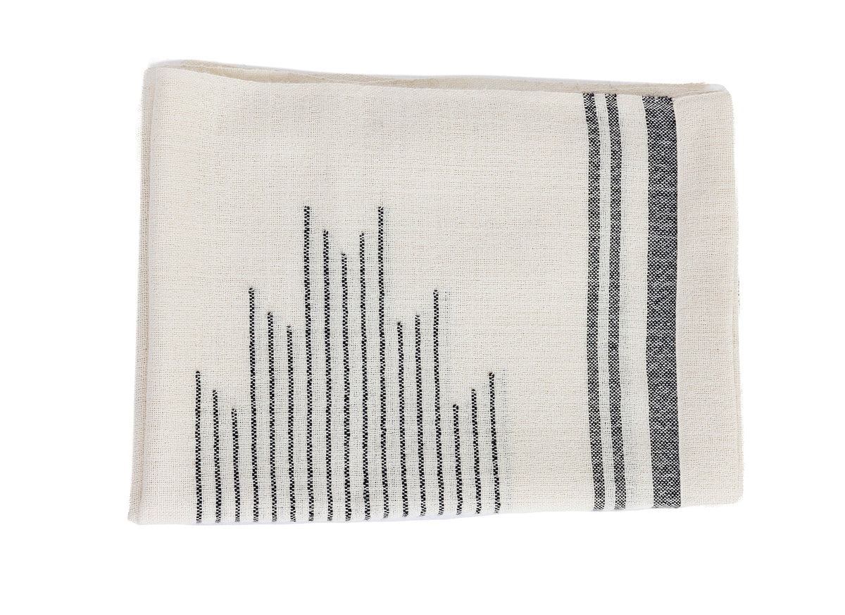 miska collection ivory throw blanket