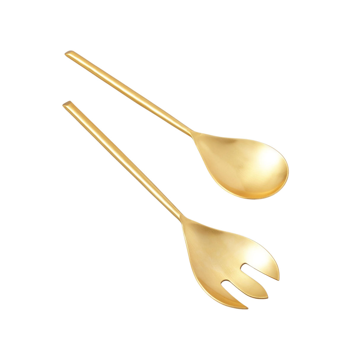 Matte Gold Serving Set