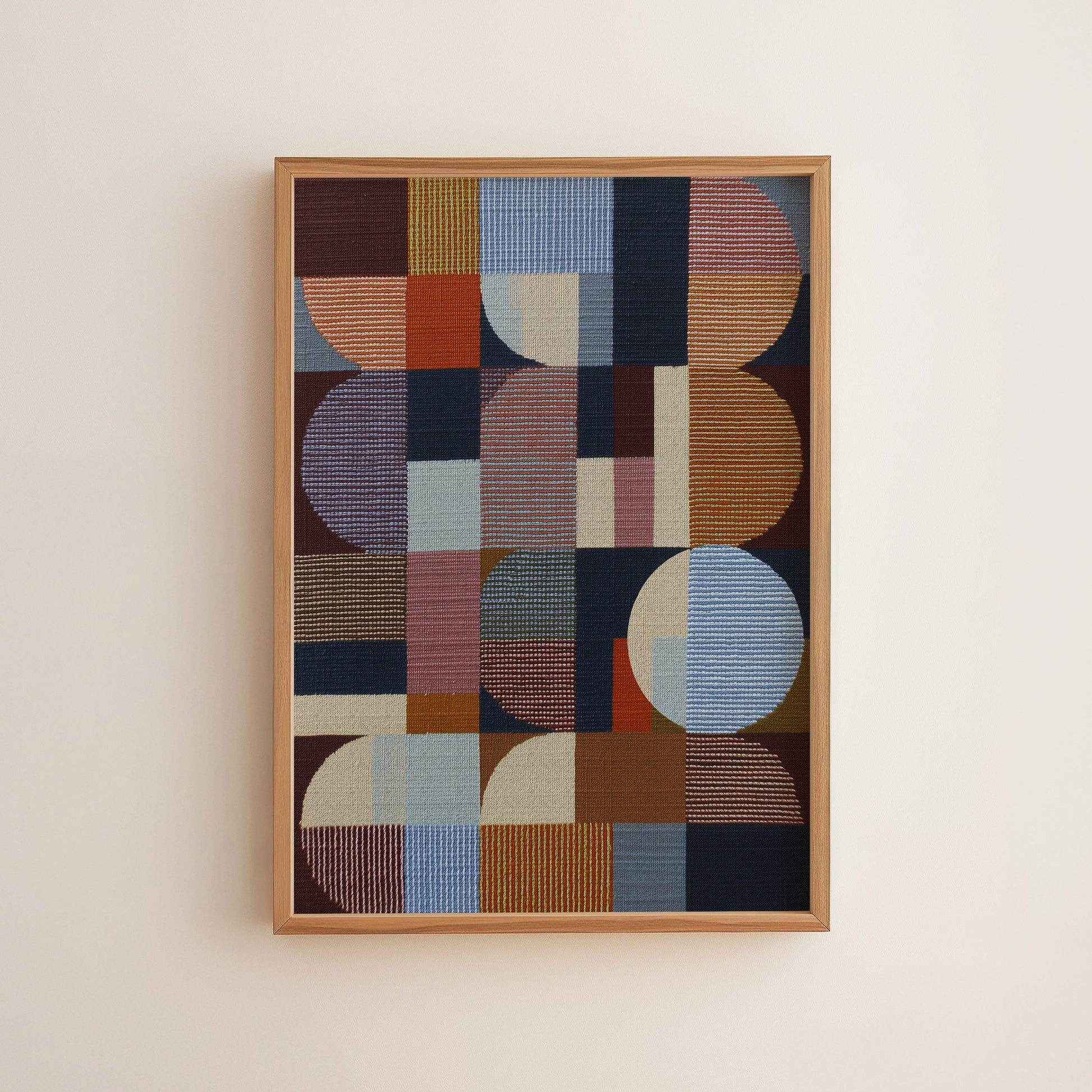 Woven Perspectives No. 18 — Geometric Abstract Art Print