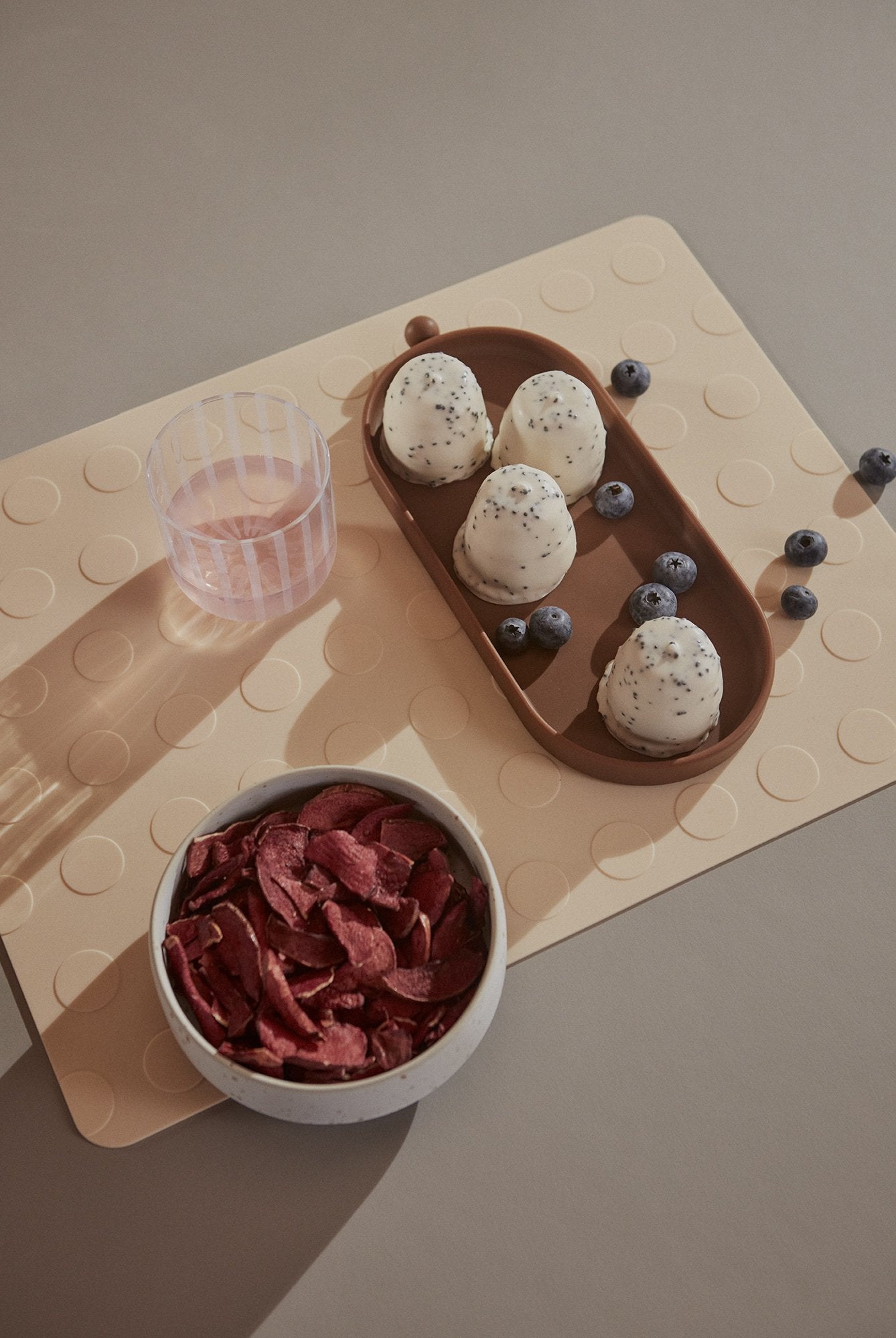 Placemat Dotto 2 Pcs Pack Vanilla By Oyoy 2