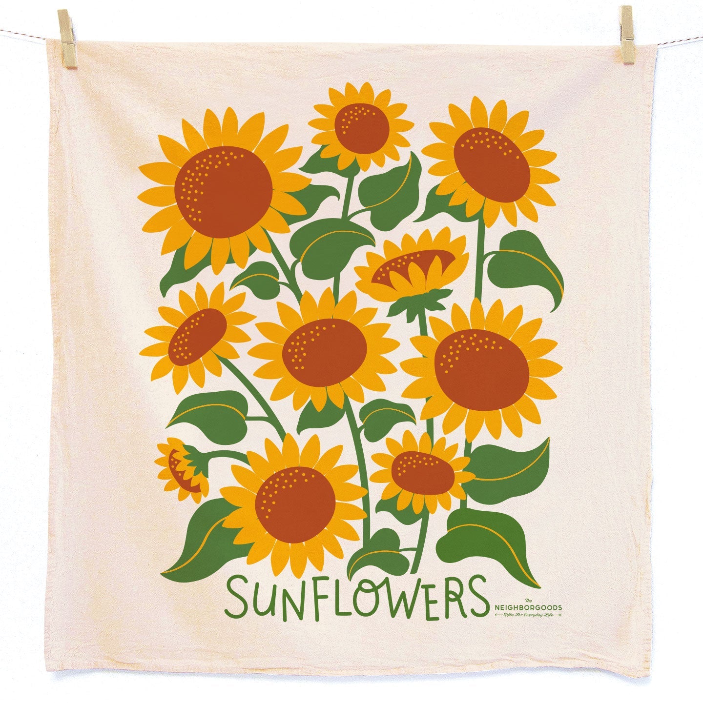 The Neighborgoods Pollinator Garden Dish Towel - Thumbnail 4