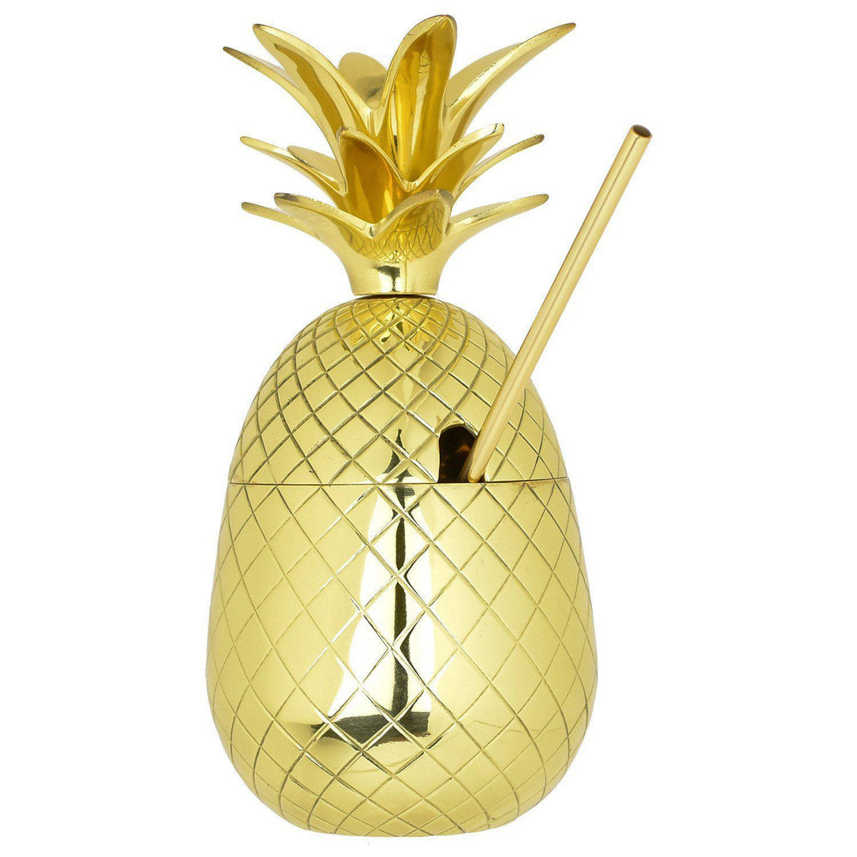 The Royal Hawaiian Pineapple Tumbler (27 Ounce)-Home Gifts-Prince of Scots-810032751760-PineGold9-Prince of Scots