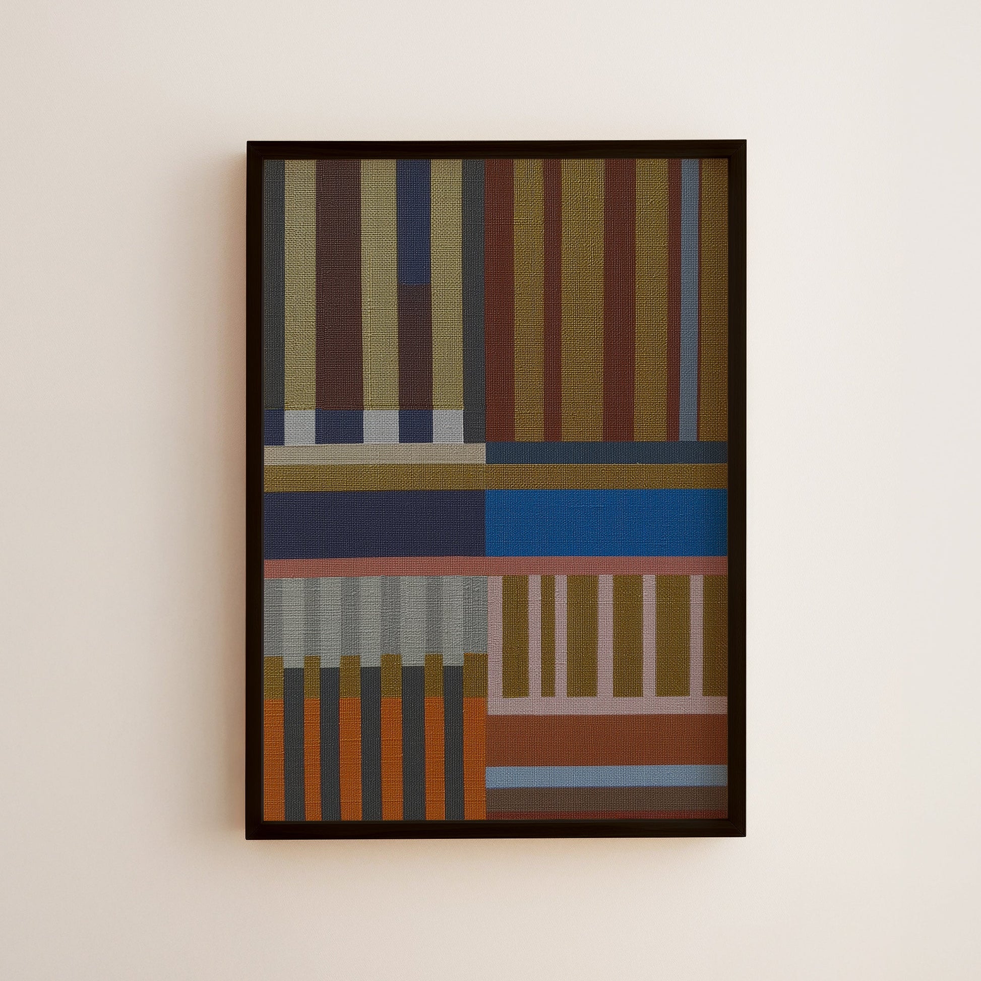 Woven Perspectives No. 03 — Geometric Abstract Art Print