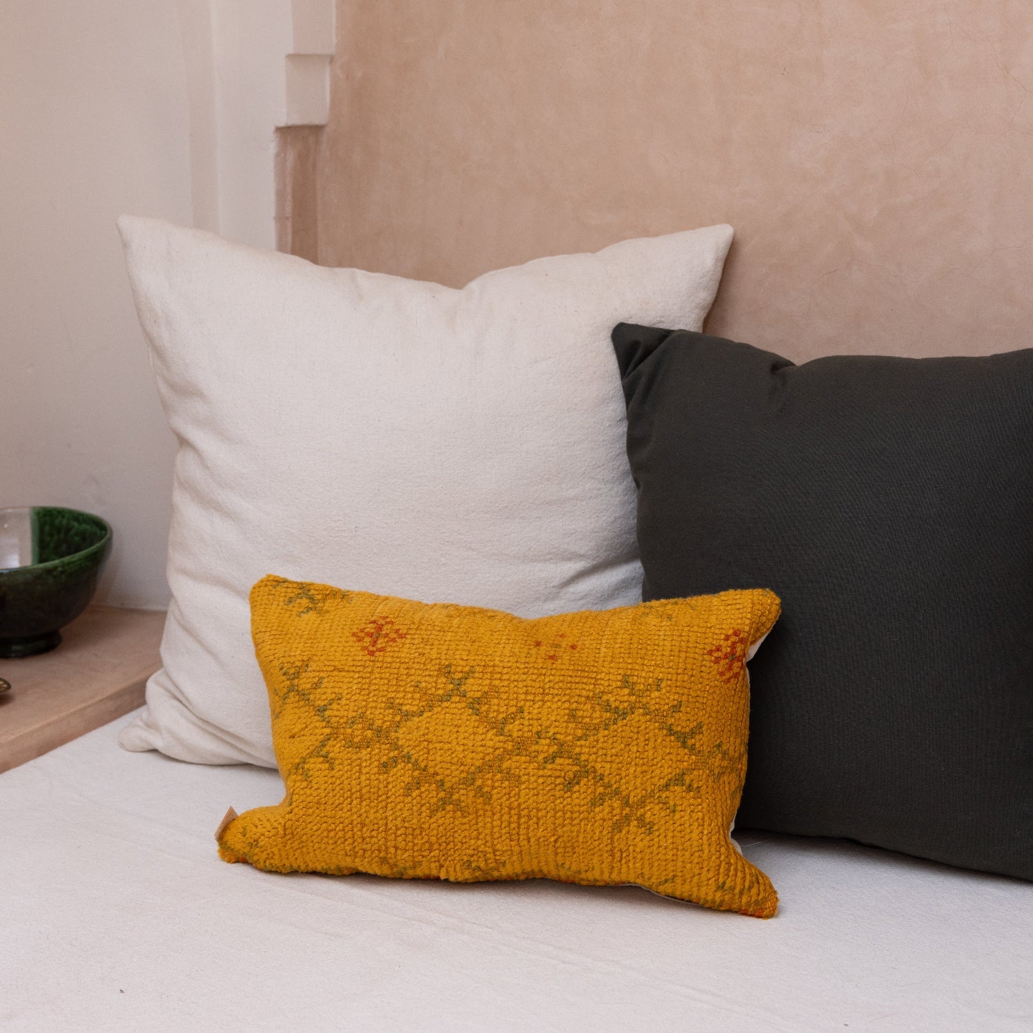 Marza Upcycled Taznakht Rug Pillow